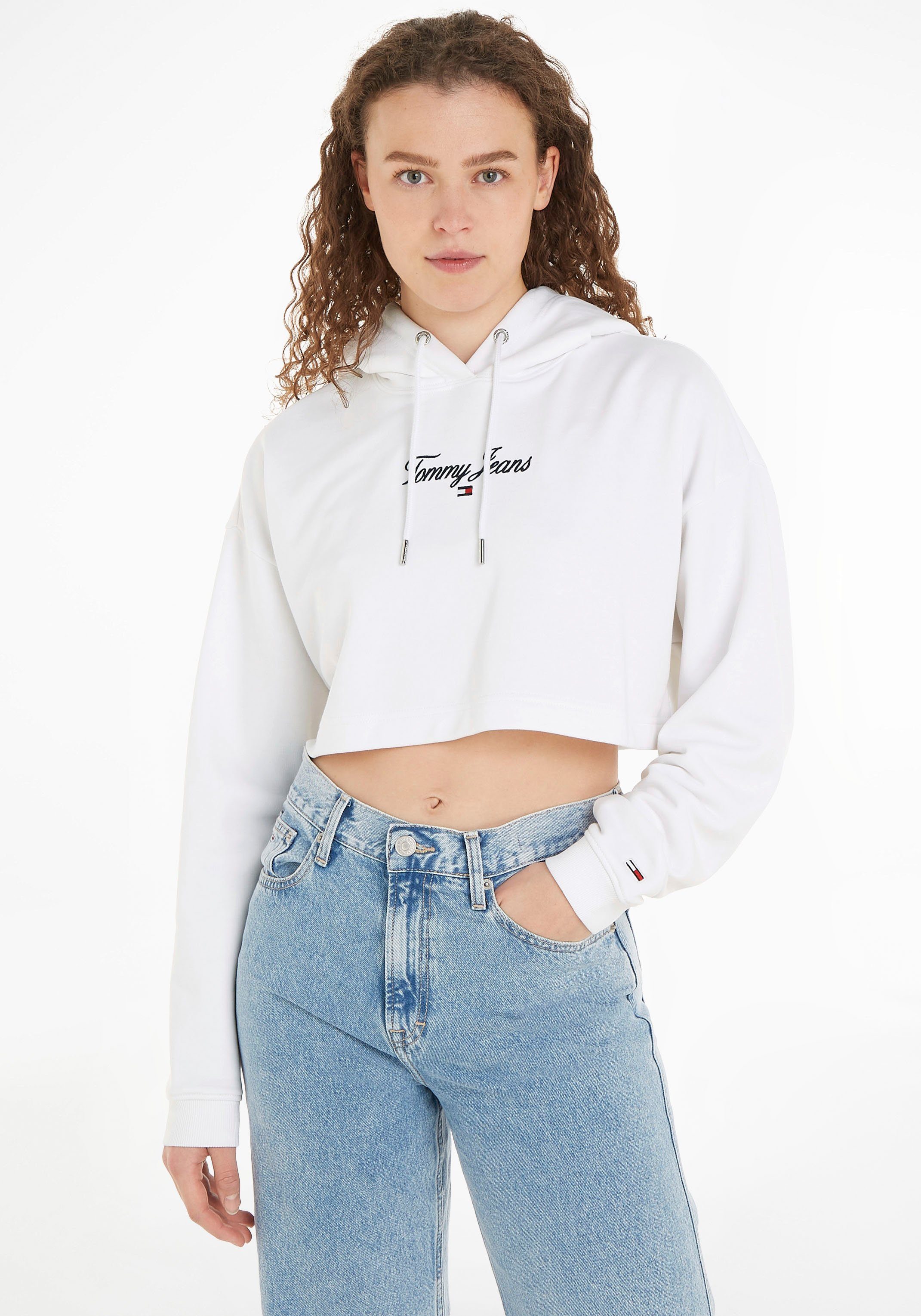 Tommy Jeans Kapuzensweatshirt TJW CRP ESS 1 EMBRO HOODIE mit Tommy Jeans Labelstickerei