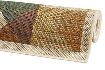 Teppich Sedona Dreieck, Andiamo, rechteckig, Höhe: 6 mm, Flachgewebe, modernes Design, In- und Outdoor geeignet