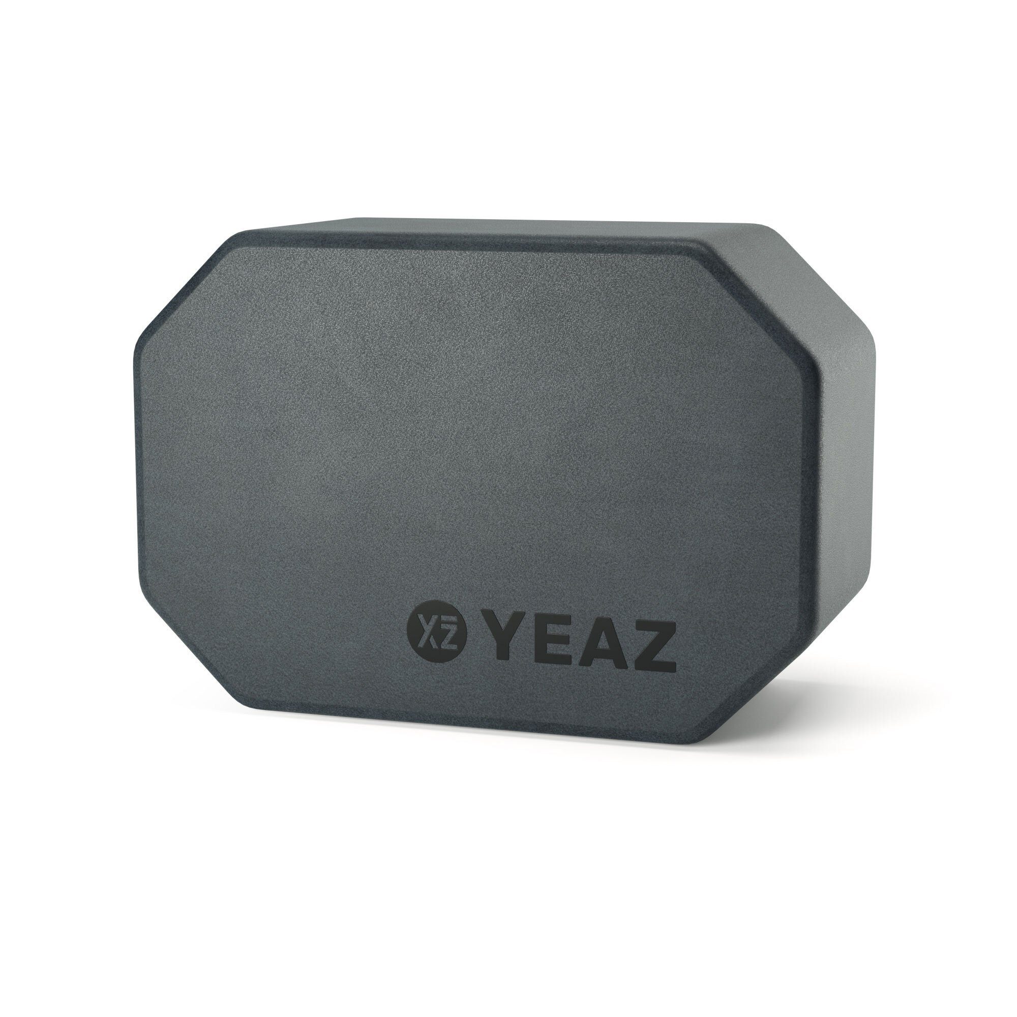 YEAZ Yogablock NEXT LEVEL set rutschfeste Oberfläche & Soft-Touch handtuch, yoga-blöcke - schwarz