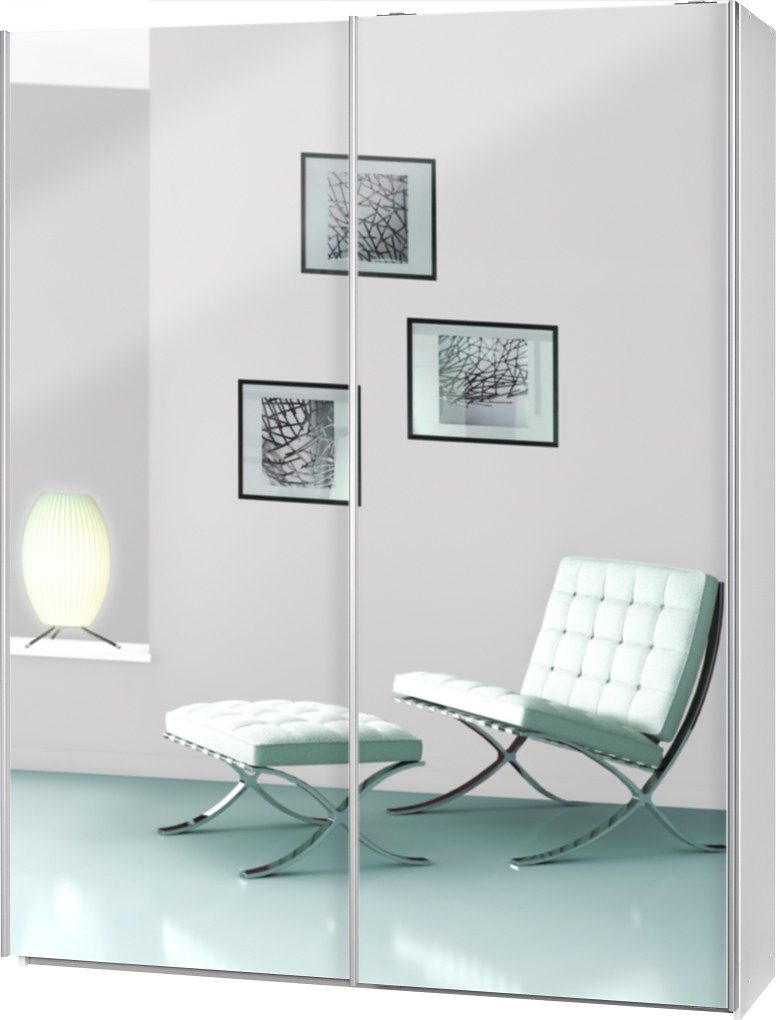 Garderobenschrank SOFT SMART von CS SCHMAL mit Spiegelfronten ab 269,99€