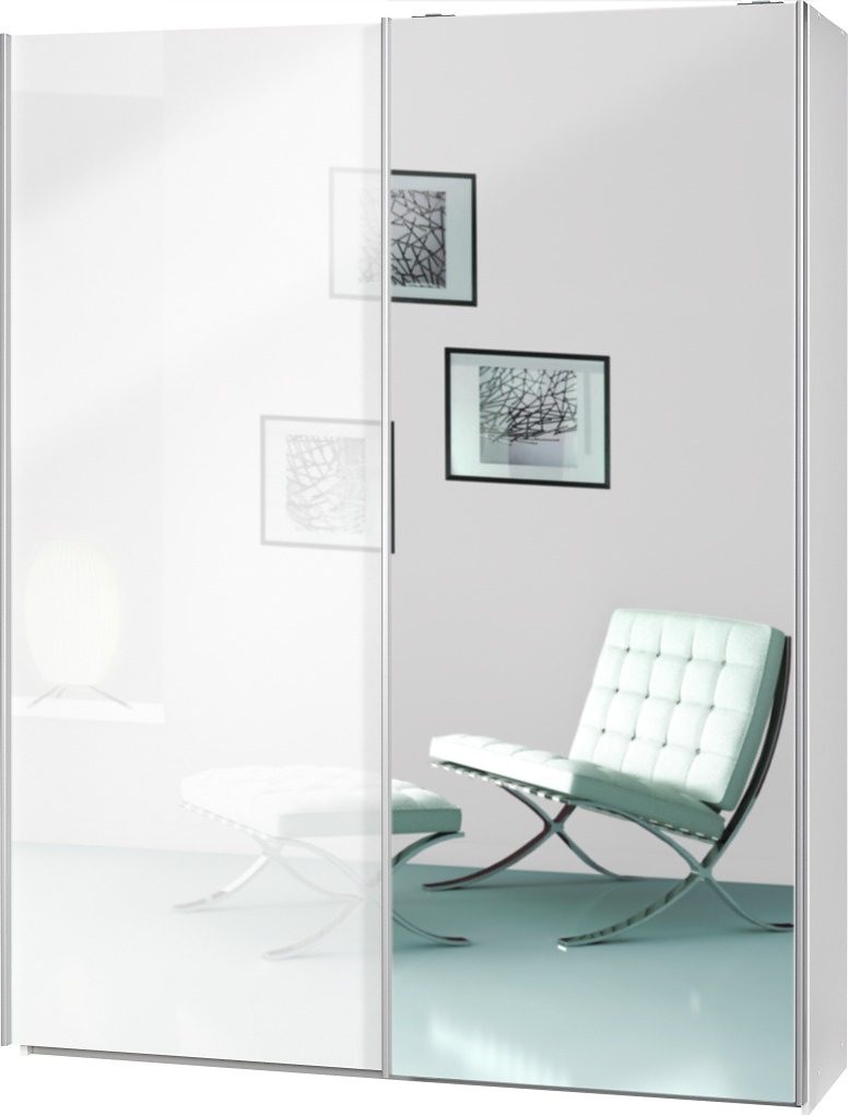 Garderobenschrank SOFT SMART von CS SCHMAL in weiß / Spiegel ab 269,99€