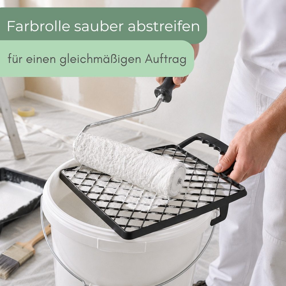 GarPet Abstreifgitter 10 x Abstreifgitter Farbgitter für Wandfarbe Malergitter 26 x 28 cm