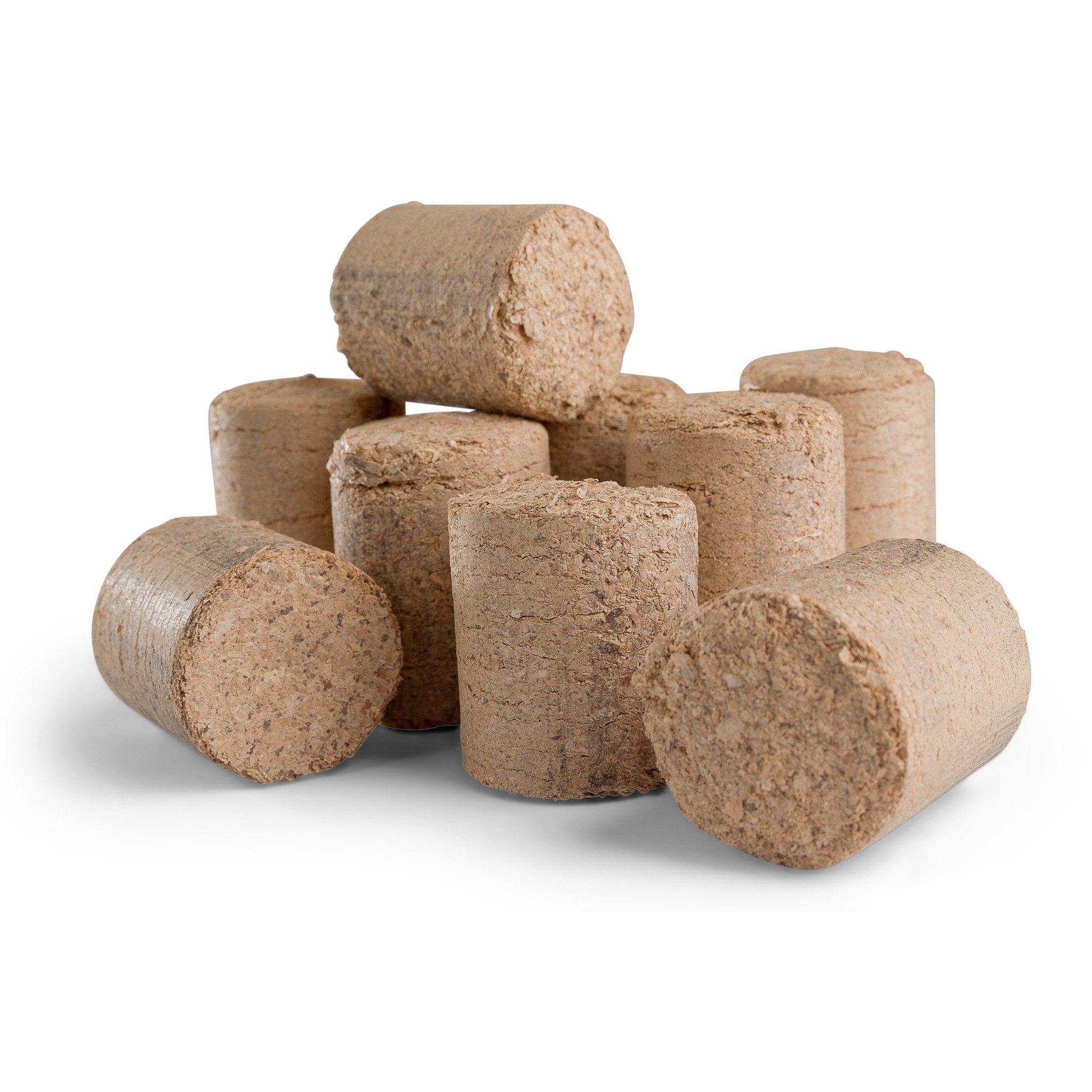 Woodsellers Holzbriketts Holzbriketts - 20kg im Karton, (1-St), Woodsellers Feuerfutter - Holzbriketts - Idealer Brennstoff - á 20 kg