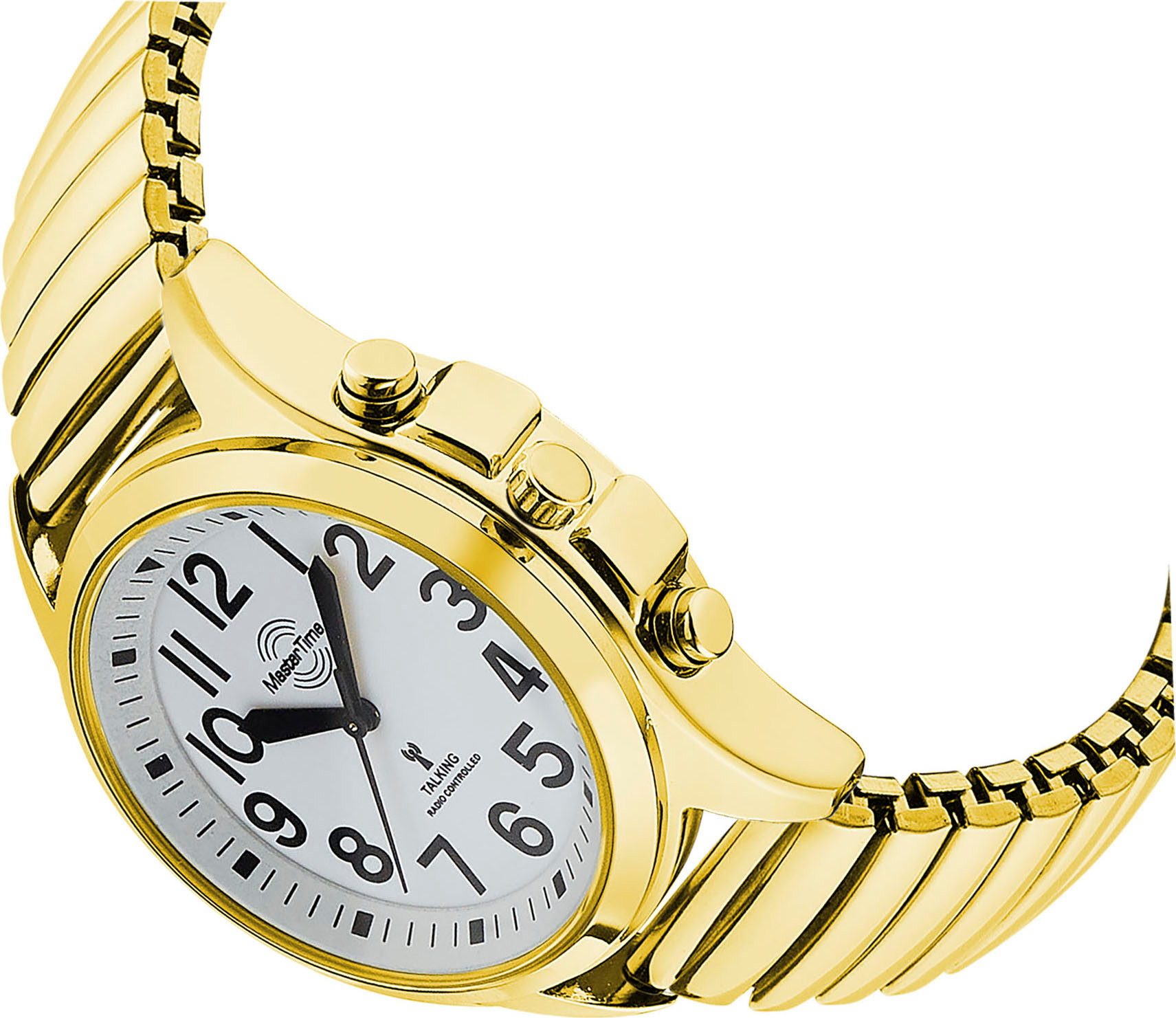 MASTER TIME Funkuhr Sprechende Funkuhr MTLA-10943-12Z, Quarzuhr, Armbanduhr günstig online kaufen