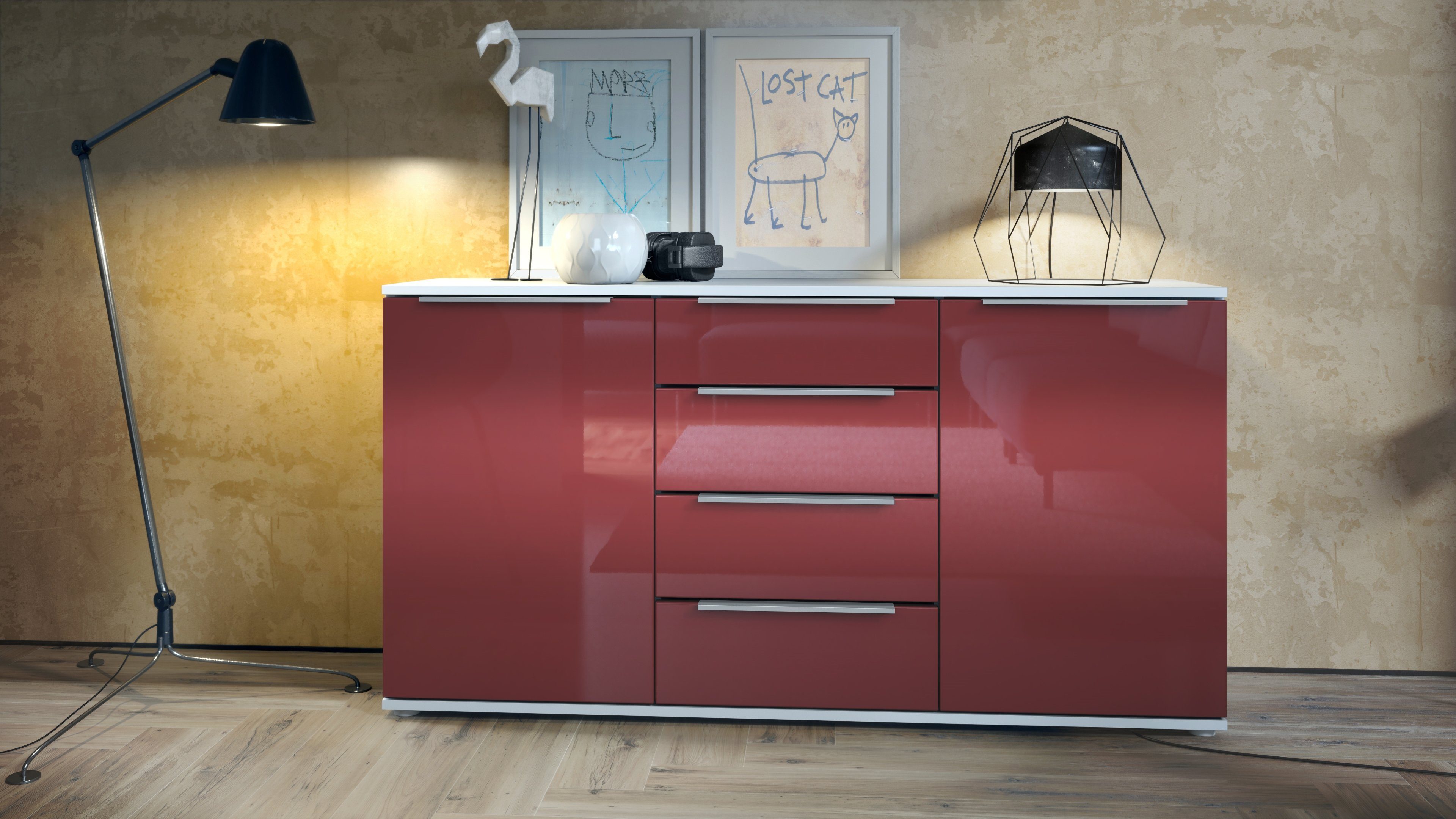 Vladon Sideboard Linio (Anrichte, mit 2 günstig online kaufen