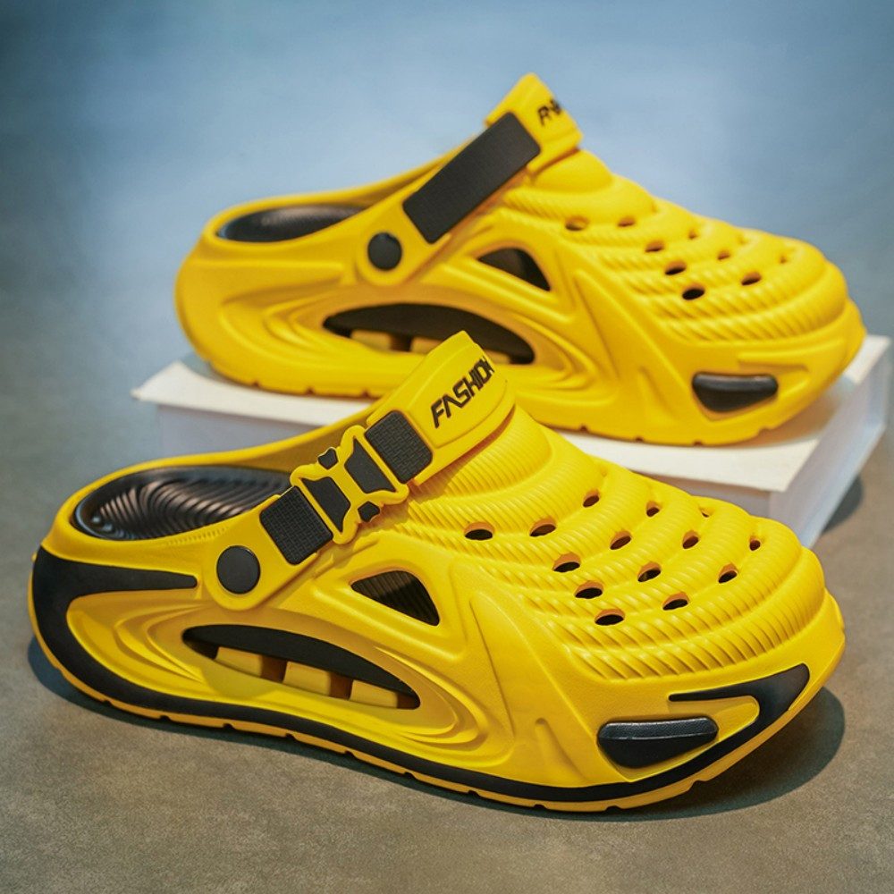 HUSK'SWARE Leichte Clogs für Freizeit und Urlaub Clog (Pflegeleicht und vielseitig, Atmungsaktive Belüftungsöffnungen) Weiches & flexibles EVA-Material Rutschfeste Sohle