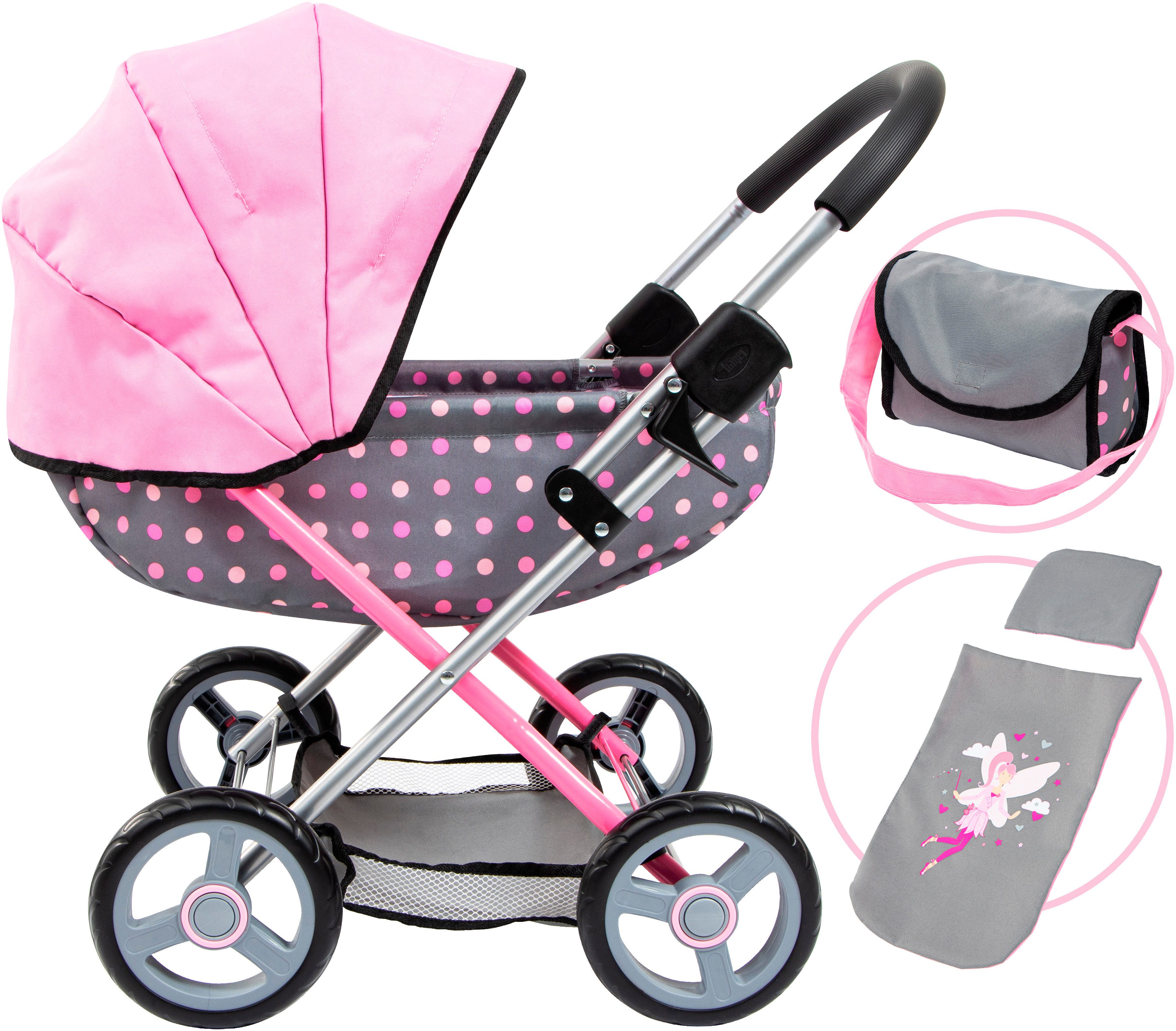 Bayer Puppenwagen Cosy, mit Wickeltasche
