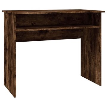 vidaXL Schreibtisch Schreibtisch Räuchereiche 90x50x74 cm Holzwerkstoff