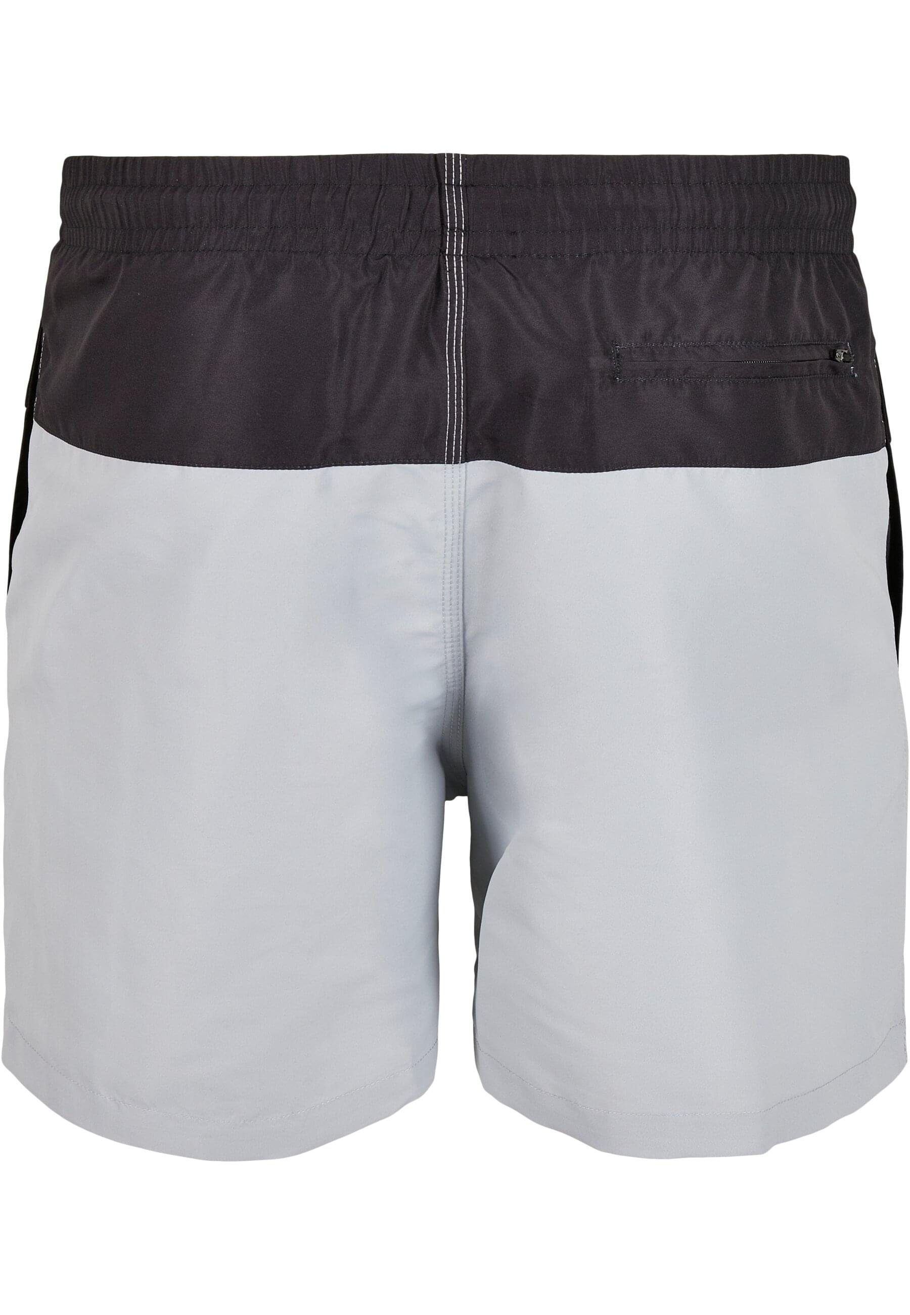 URBAN CLASSICS lightasphalt/black Shorts Badeshorts Swim Herren