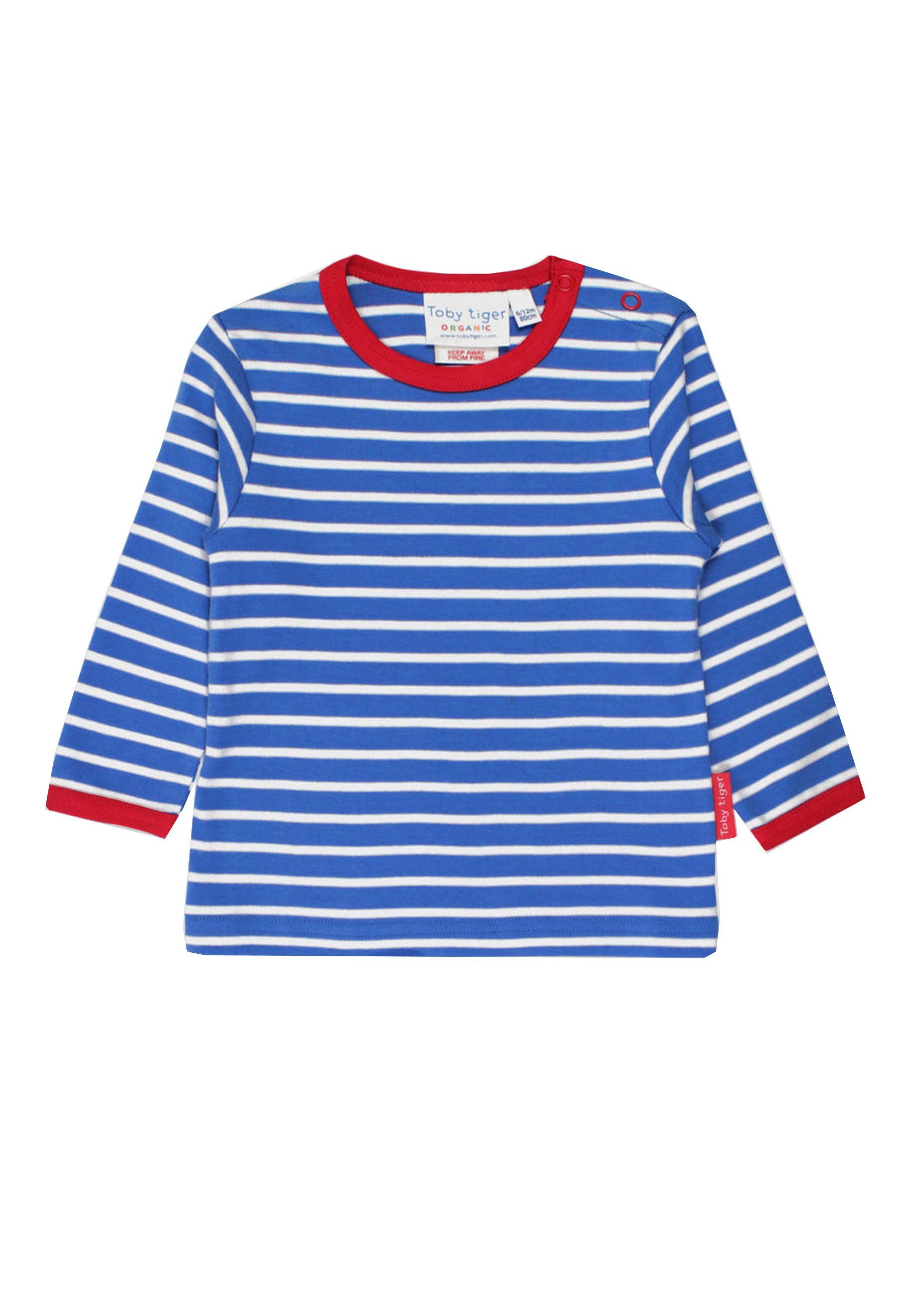 Toby Tiger Langarmshirt Langarmshirt mit Streifen