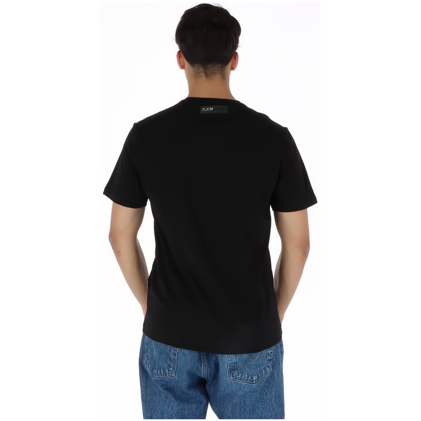 PLEIN SPORT Farbauswahl Stylischer T-Shirt Tragekomfort, Look, NECK hoher ROUND vielfältige