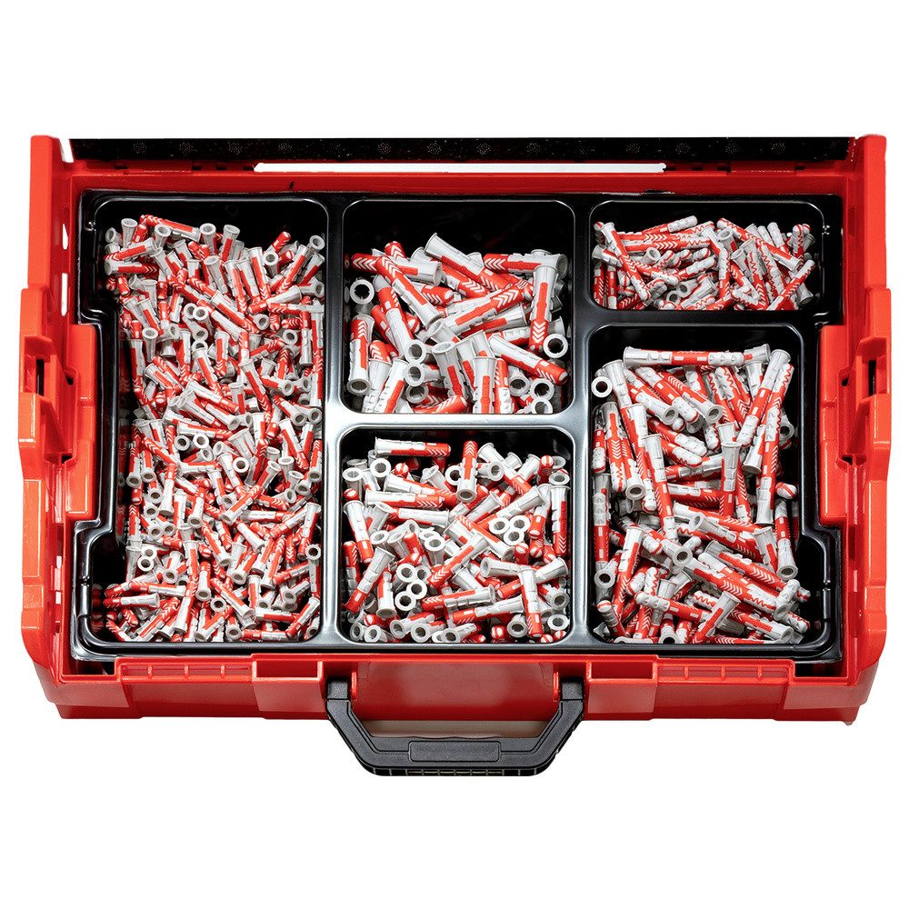 Fischer Dübel-Set Fischer 558627 DUOPOWER Dübel-Sortimentsbox 910 Teile