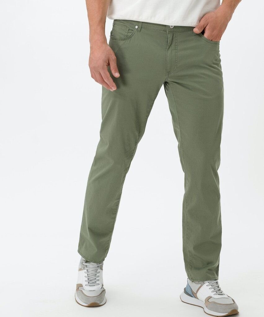 Brax 5-Pocket-Jeans Cadiz U mit Five-Pocket-Taschen olive