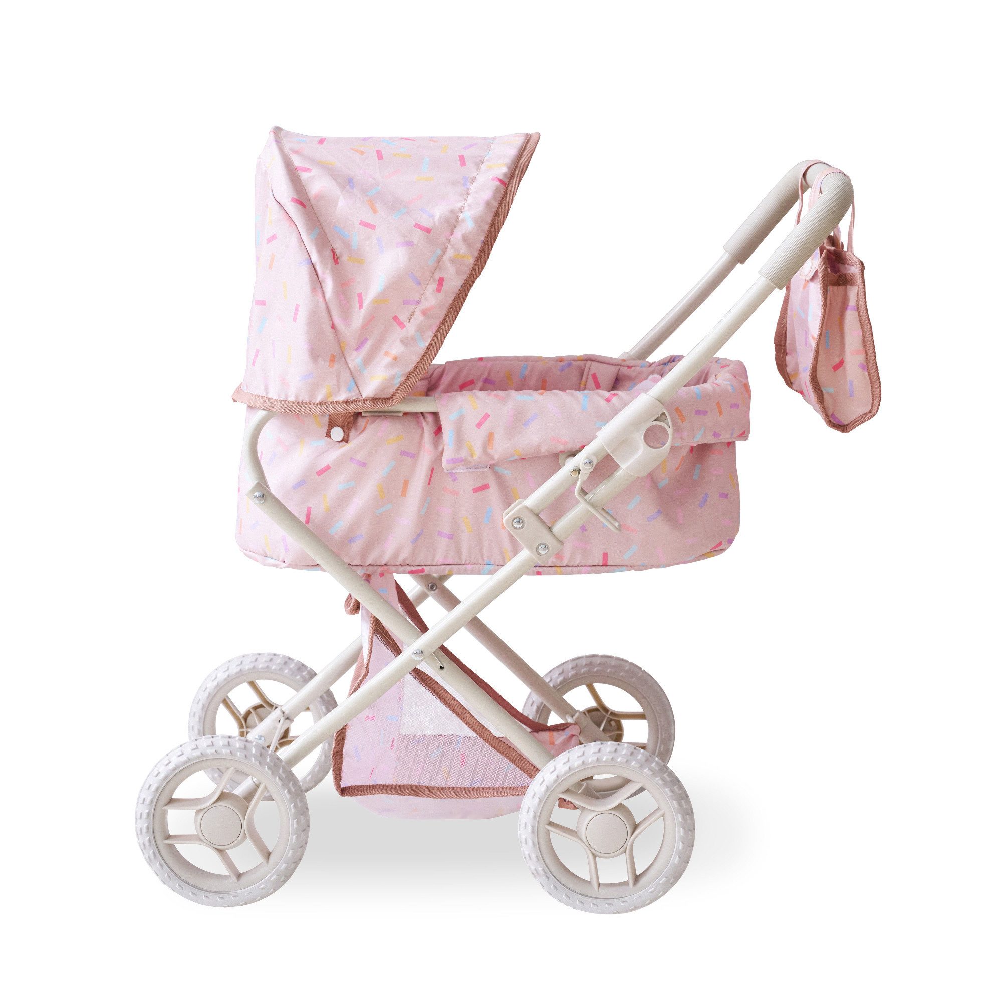 TEAMSON™ KIDS    Puppenwagen Puppenwagen 2-in-1 für Kinder mit Zubehör