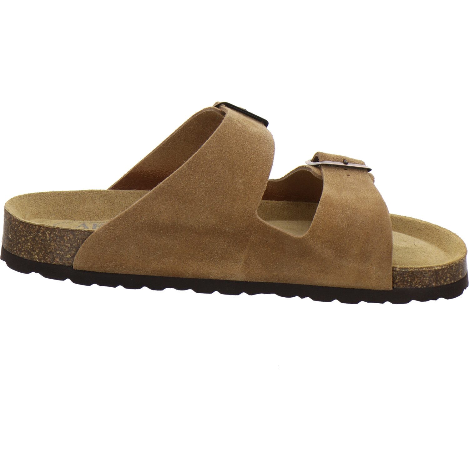 AFS-Schuhe 310084 Zweischnaller Pantolette für Herren mit Fußbett, bequeme Sandalen aus Leder