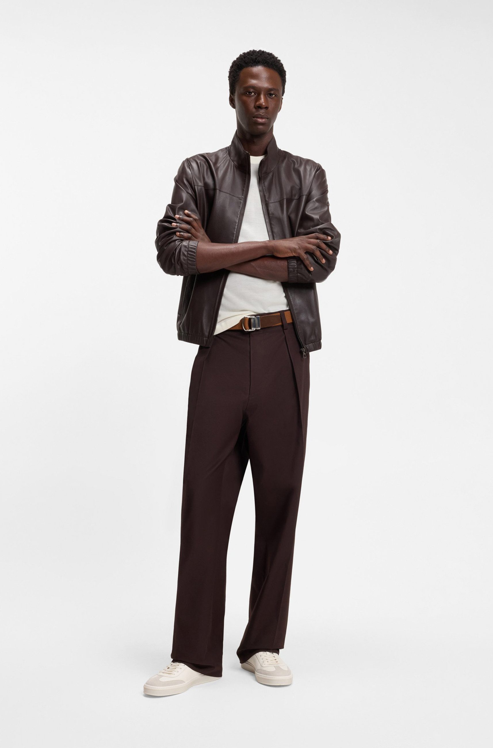 BOSS Strickpullover Noah aus der BECKHAM x BOSS Capsule (1-tlg)