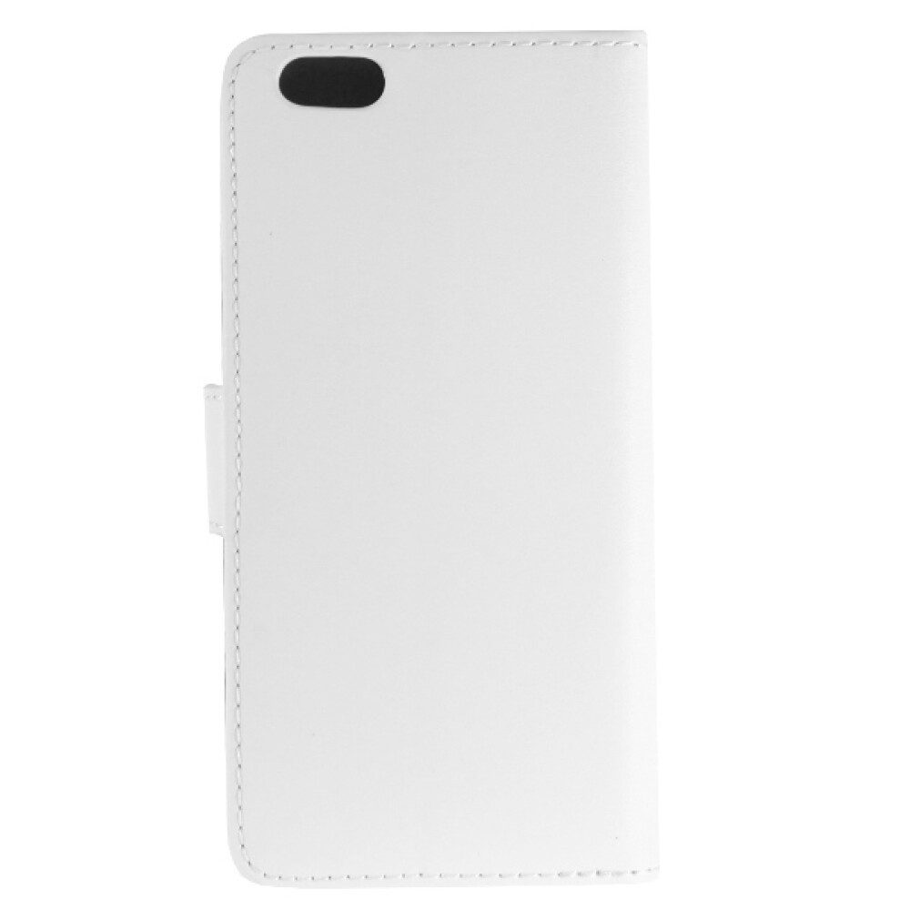 Handytasche Book Case Handyhülle für iPhone 6 6s Weiß Slim Leder Schutz Case (Book Cover)