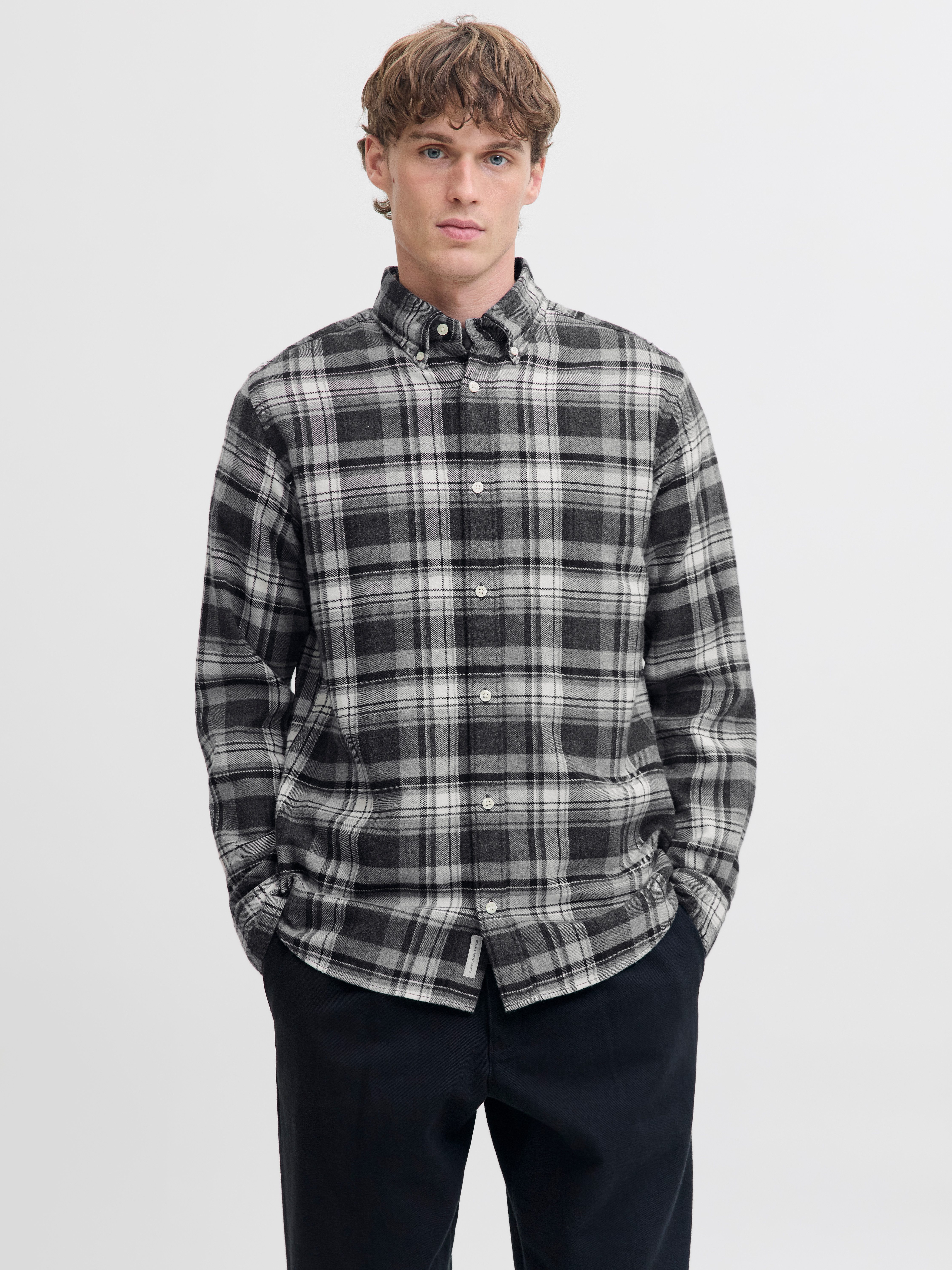 Jack & Jones Langarmhemd JPRBLUBARKLEY FLANNEL X-MAS L/S SHIRT CH