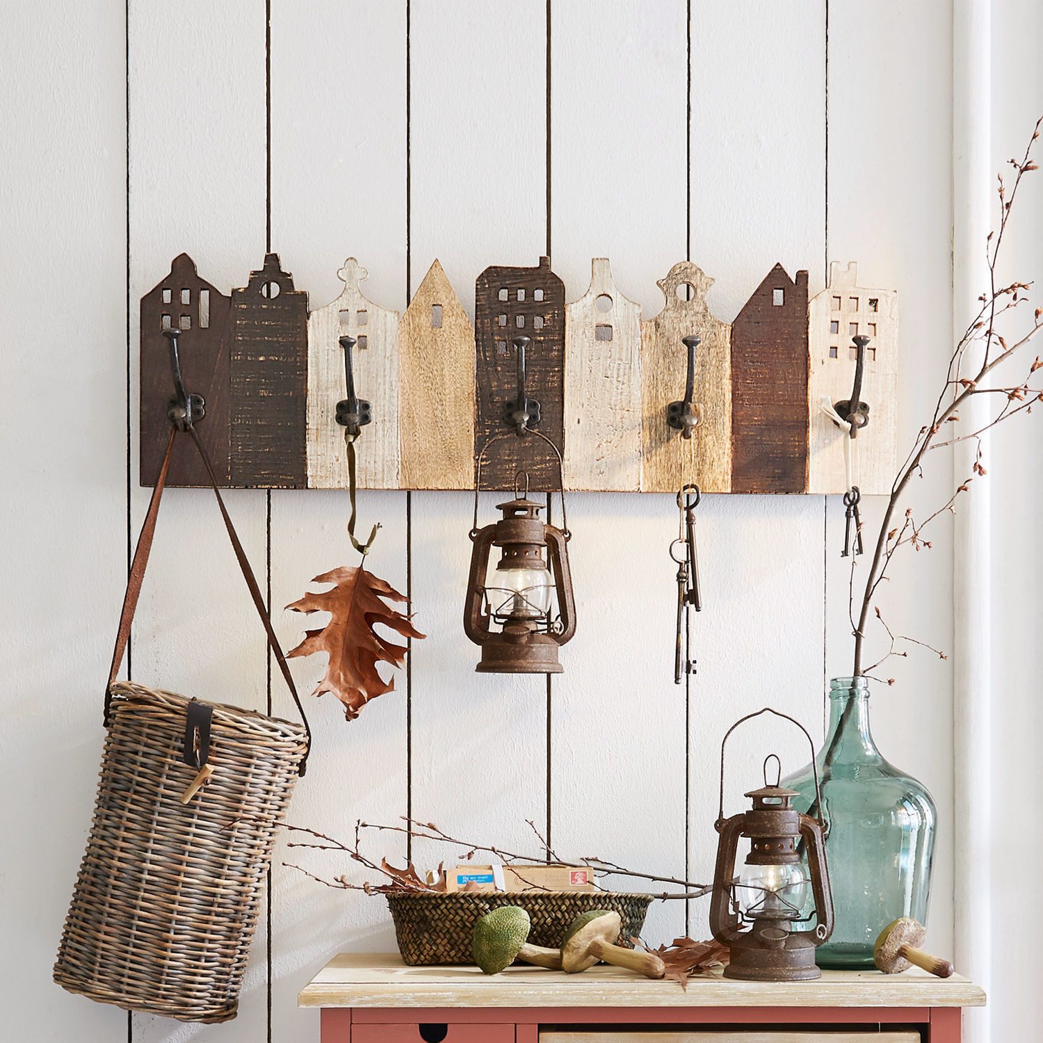 Mirabeau Dekohaken Hakenboard Pettis braun, Garderobe – Bild 5 von 5