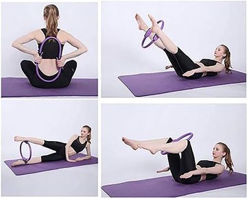 CoolBlauza Pilates-Ring Pilates Ring Widerstandsring (Doppelgriff Pilates Yoga Ring 38 cm), Vielfältiges Training: Pilates, Yoga, Gymnastik & Krafttraining