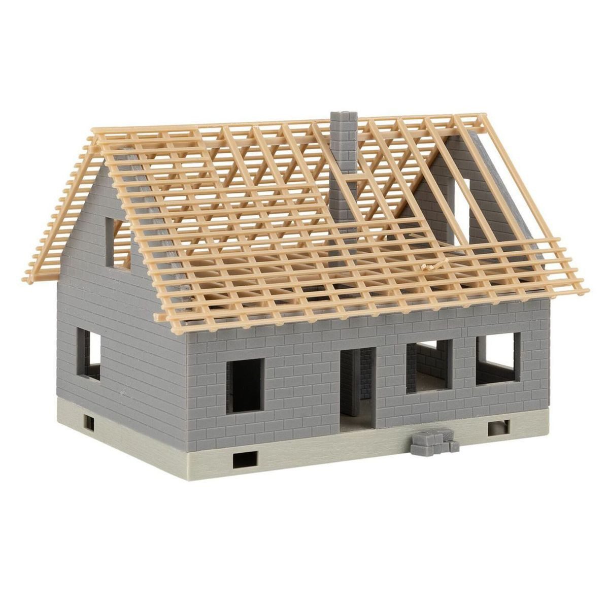 Faller Modellbausatz Faller 130658 Hausbau mit Kran HO