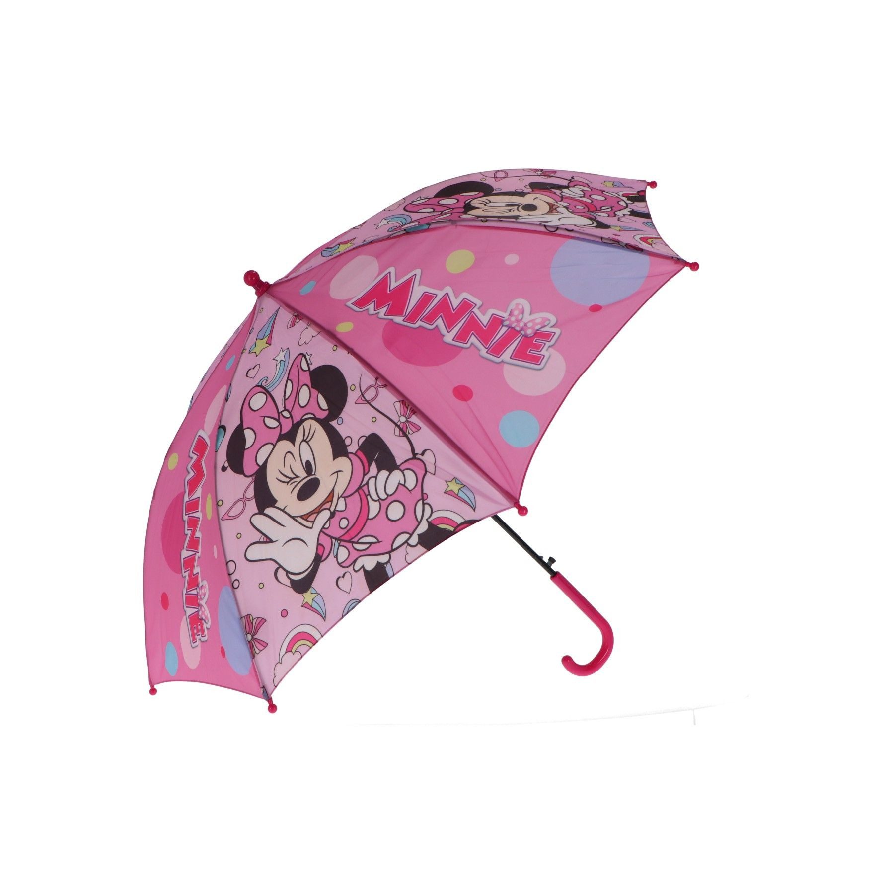 Disney Minnie Mouse Stockregenschirm Regenschirm Ø 78 cm für kleinen Regenzauber
