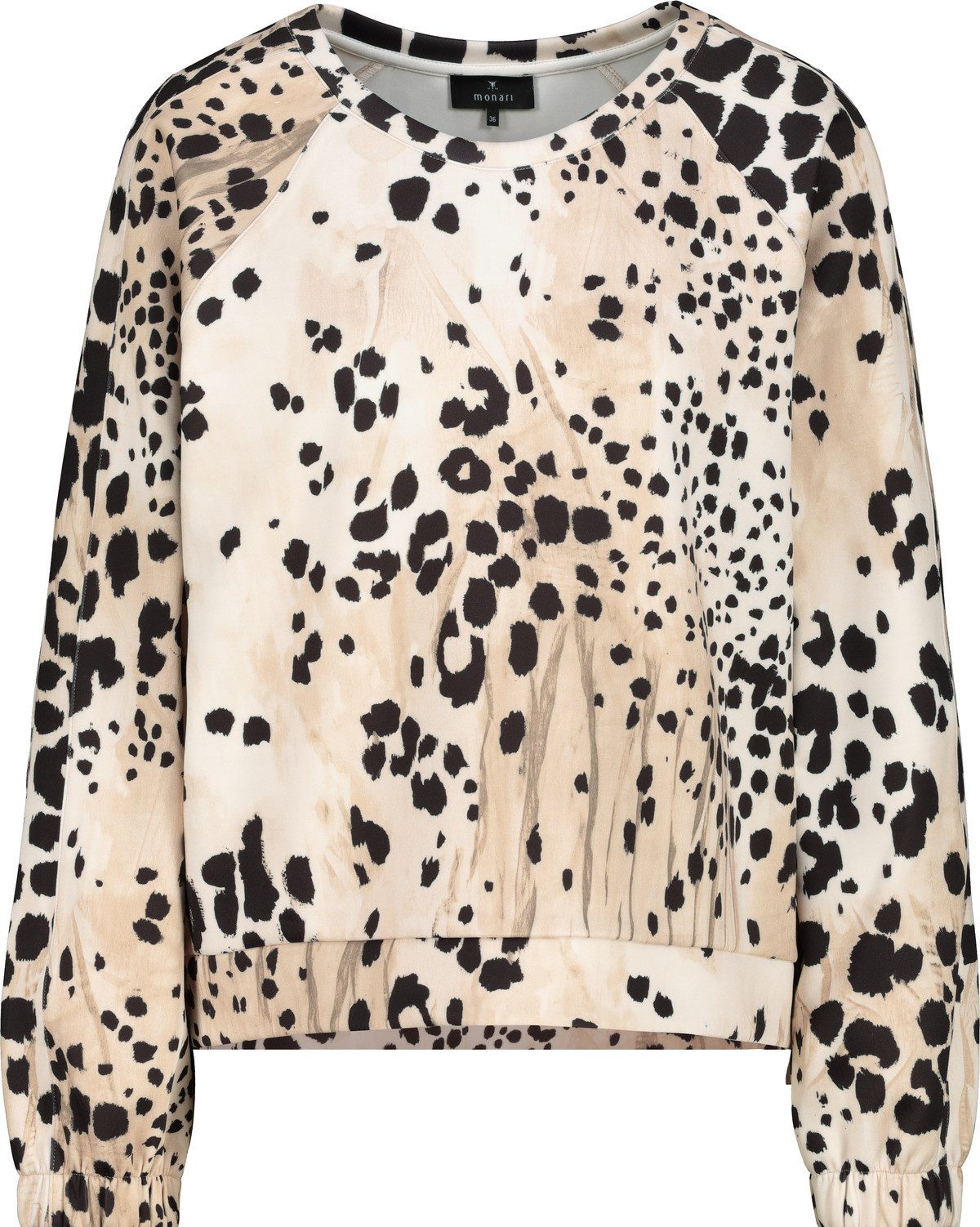 Monari Sweatshirt mit Leomuster Verona günstig online kaufen