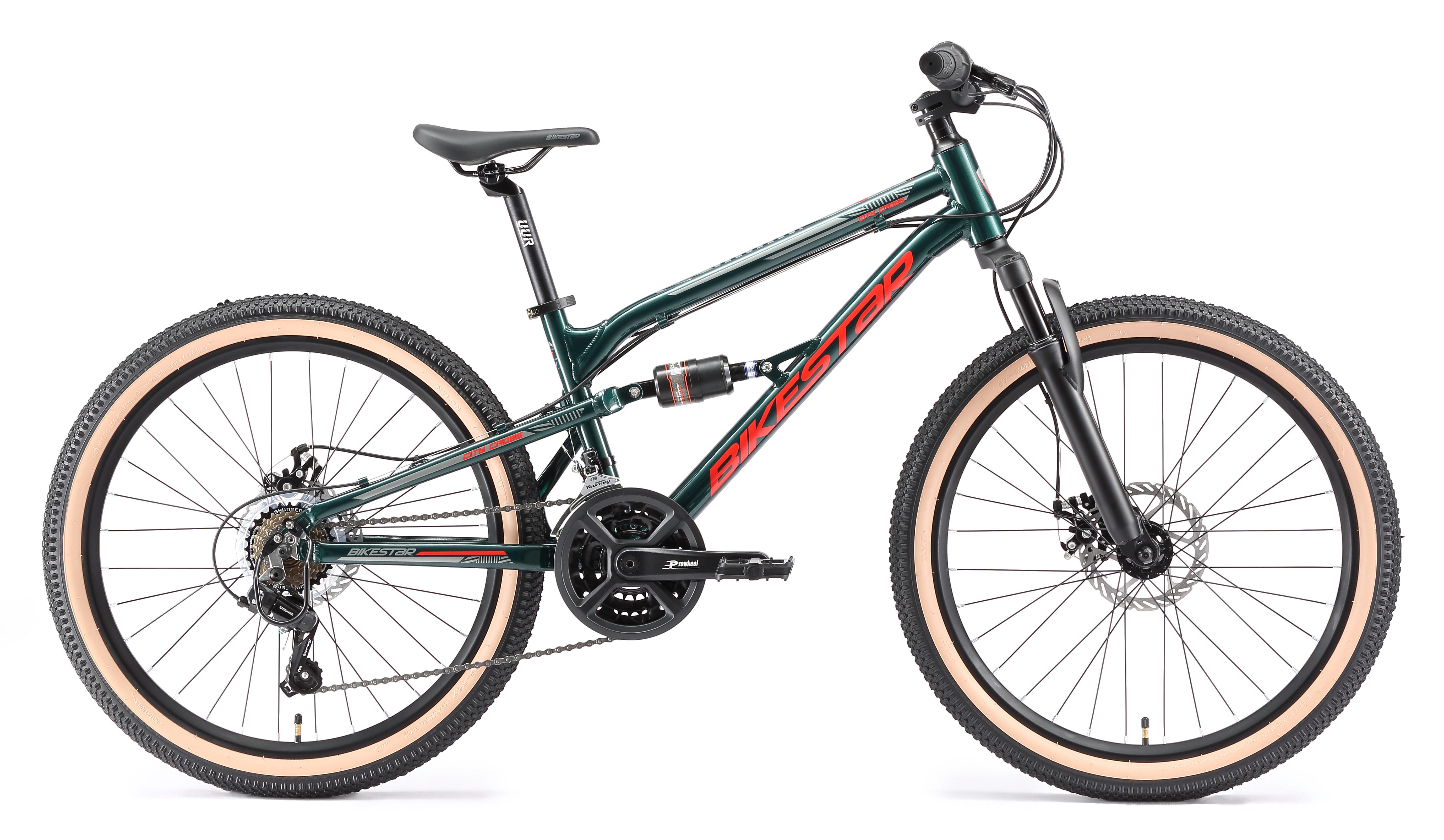 Bikestar Jugendfahrrad, 21 Gang Shimano RD-TY21 Schaltwerk, Kettenschaltung