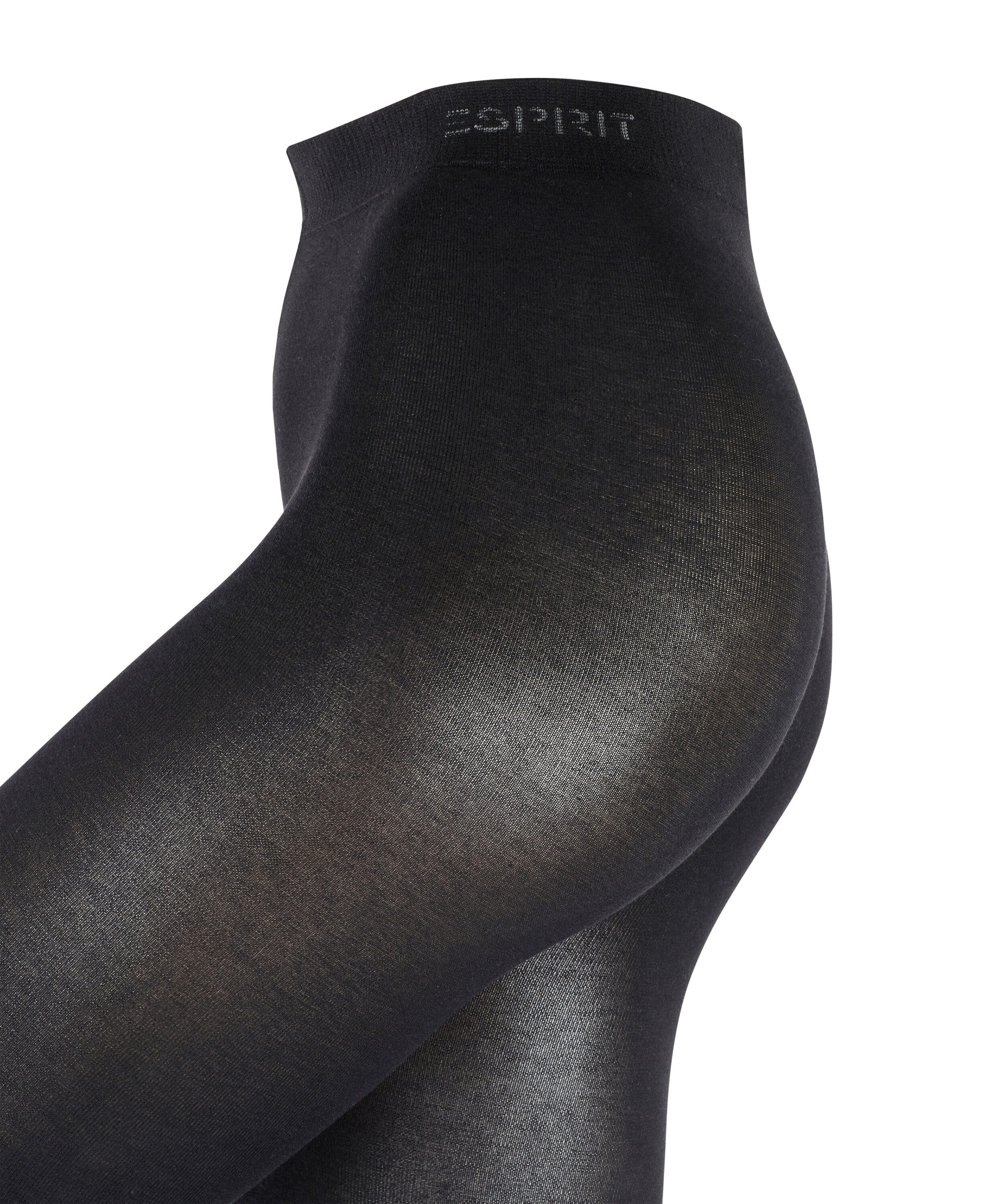 Esprit Feinstrumpfleggings Cotton 50 DEN elegant, fein, knöchellang, matt, rutschfest, nicht glänzend
