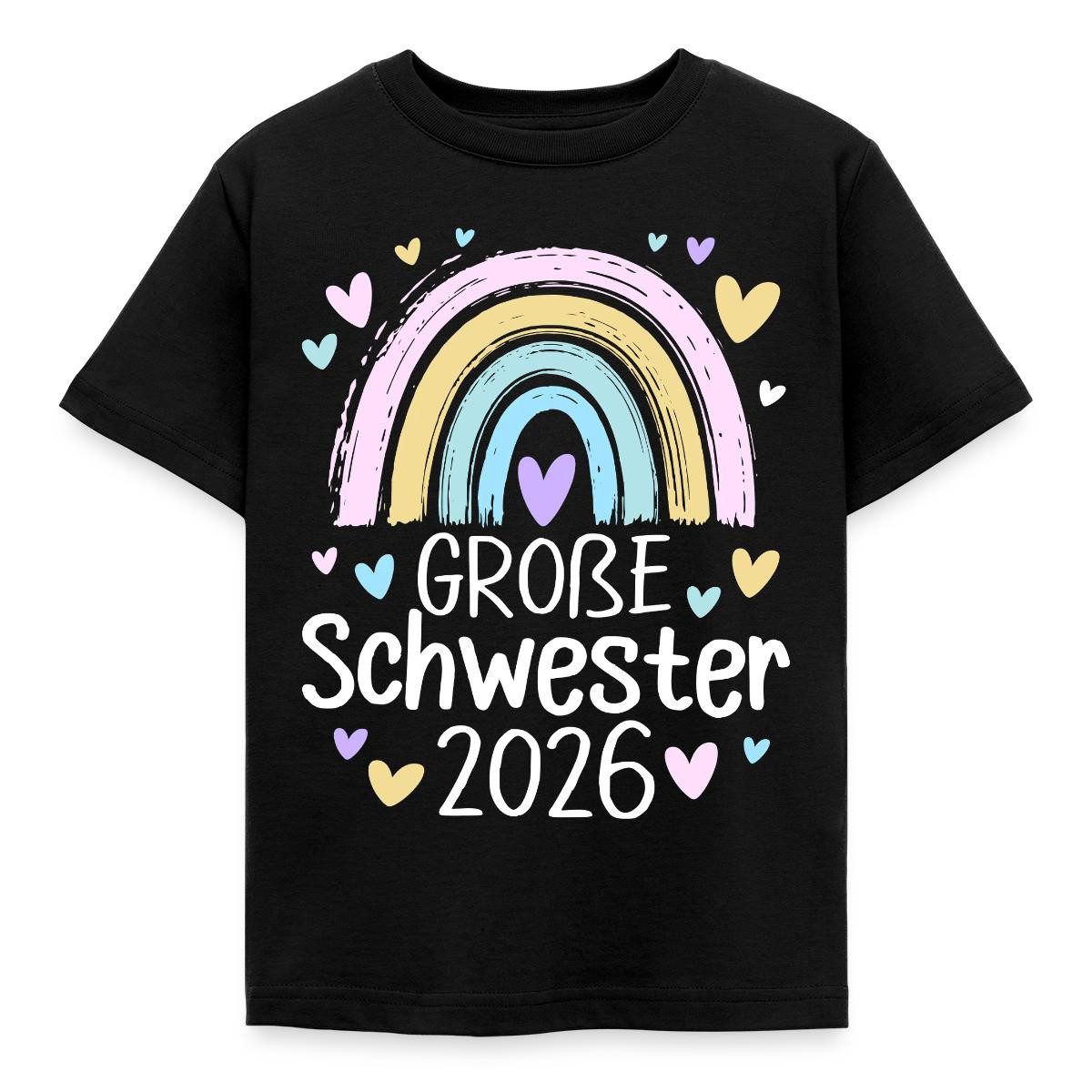 T-Shirt Große Schwester, 2026 Kinder T-Shirt
