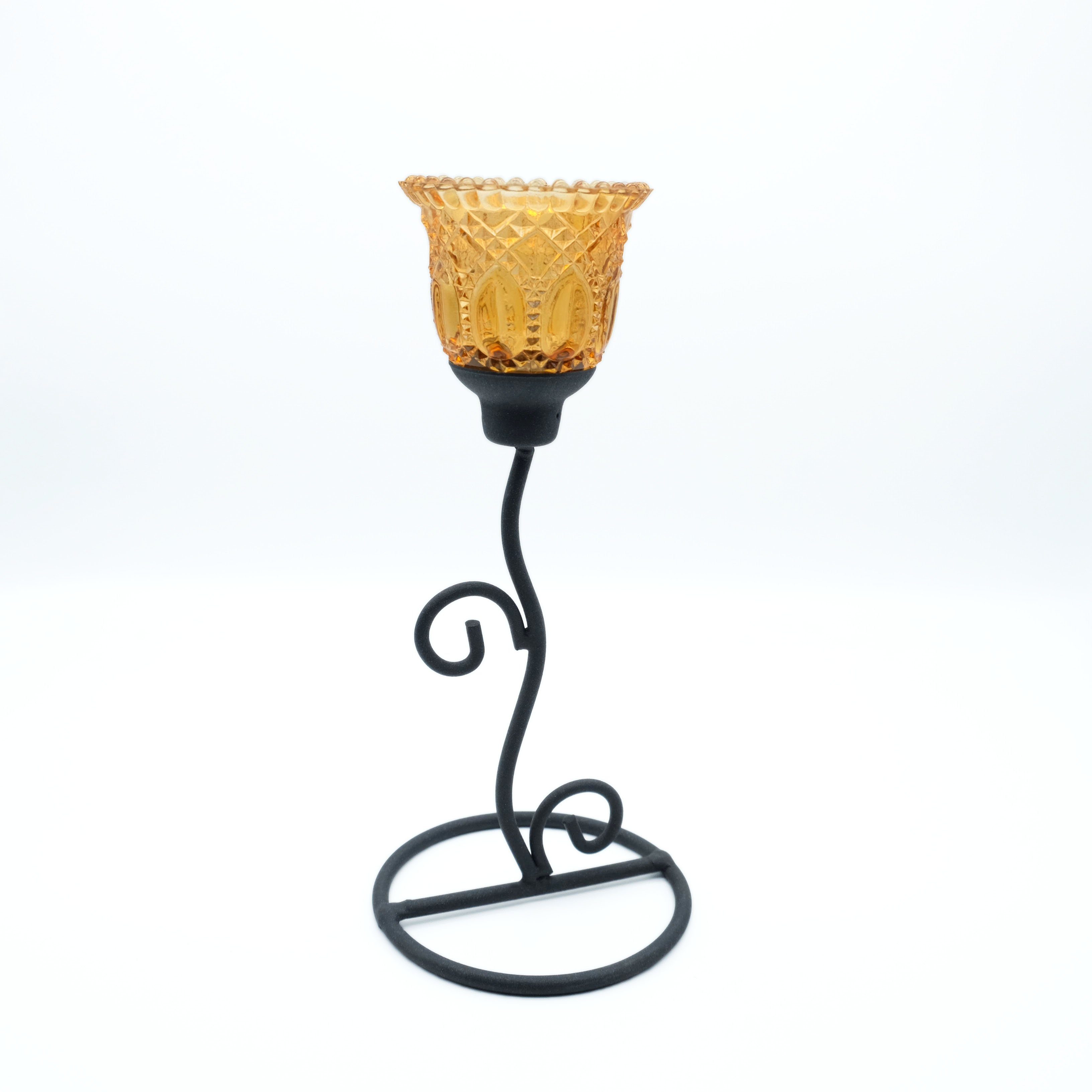 DeColibri Подсвечник Подсвечник, schwarz, Metall, Настольные лампы, standfest, für Kerzen und Teelichte geeignet