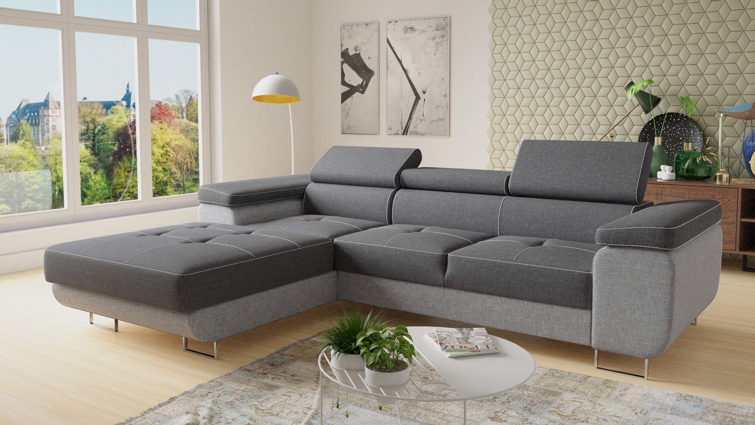 Sofnet Ecksofa Divo, mit Schlaffunktion und günstig online kaufen