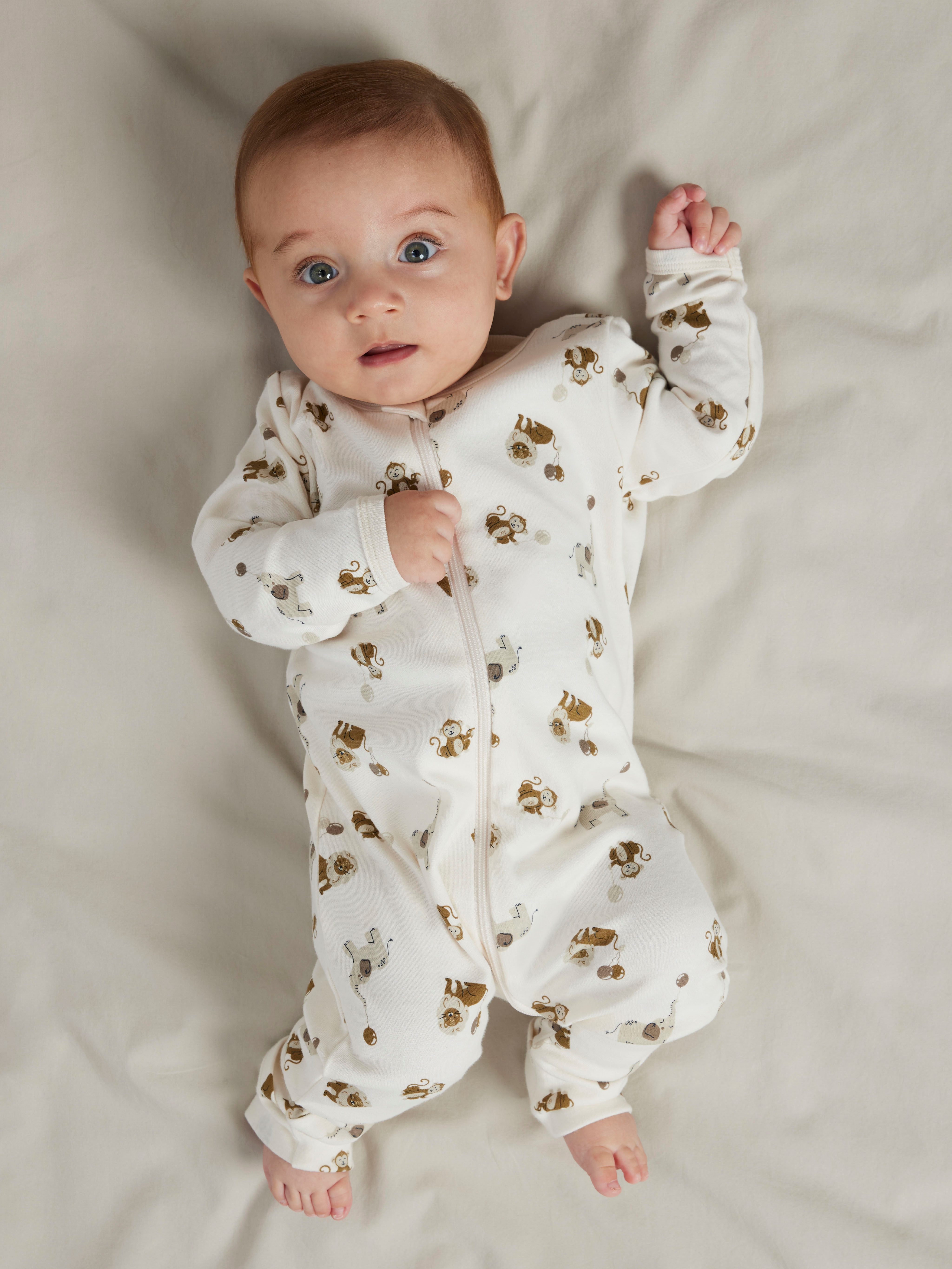 Name It Schlafoverall NBNNIGHTSUIT 2P ZIP FF ANIMAL NOOS (Packung, 2-tlg)
