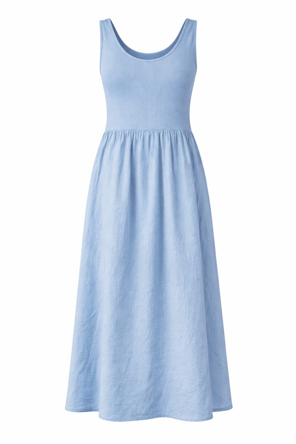 ITALY VIBES Sommerkleid - ärmelloses Kleid Damen - Midikleid - Jerseykleid - Strandkleid ONE SIZE / passend für Größe XS - L