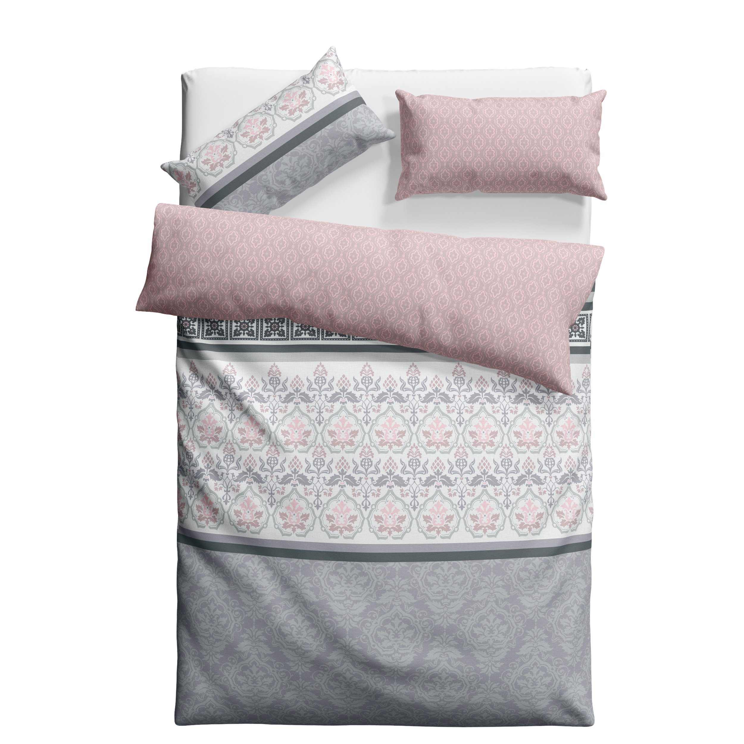 Home affaire Bettwäsche Cremona, Linon, romantische günstig online kaufen
