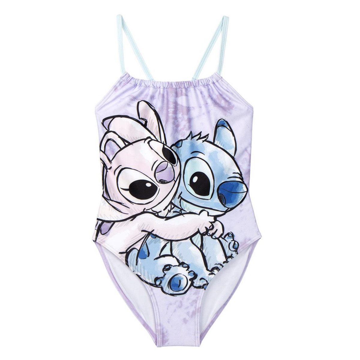 Cerda Badeanzug Stitch – Mädchen Schwimmanzug aus Polyester & Elasthan