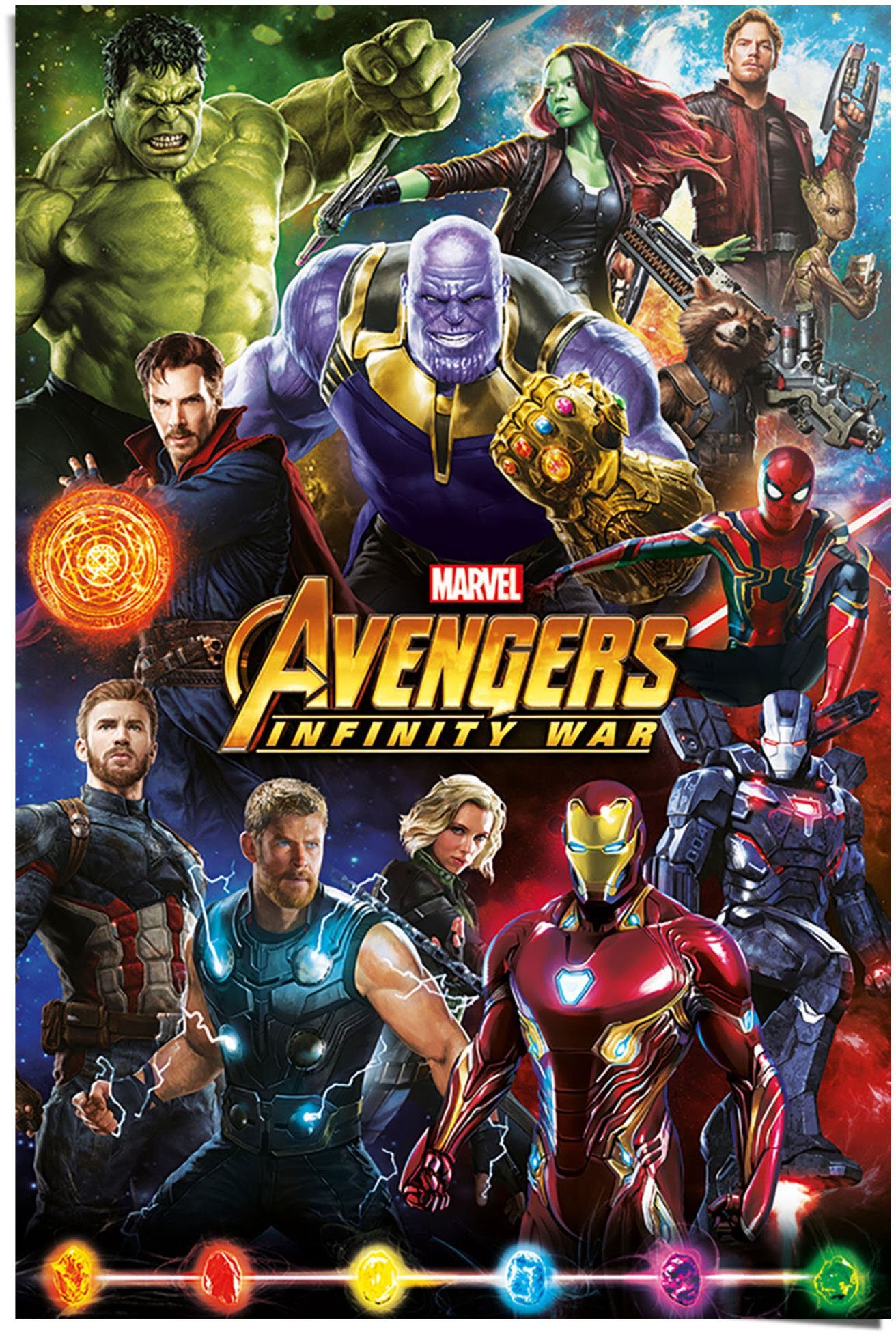 Reinders! Poster »Avengers Infinity War Die Helden«, (1 Stück)-Otto