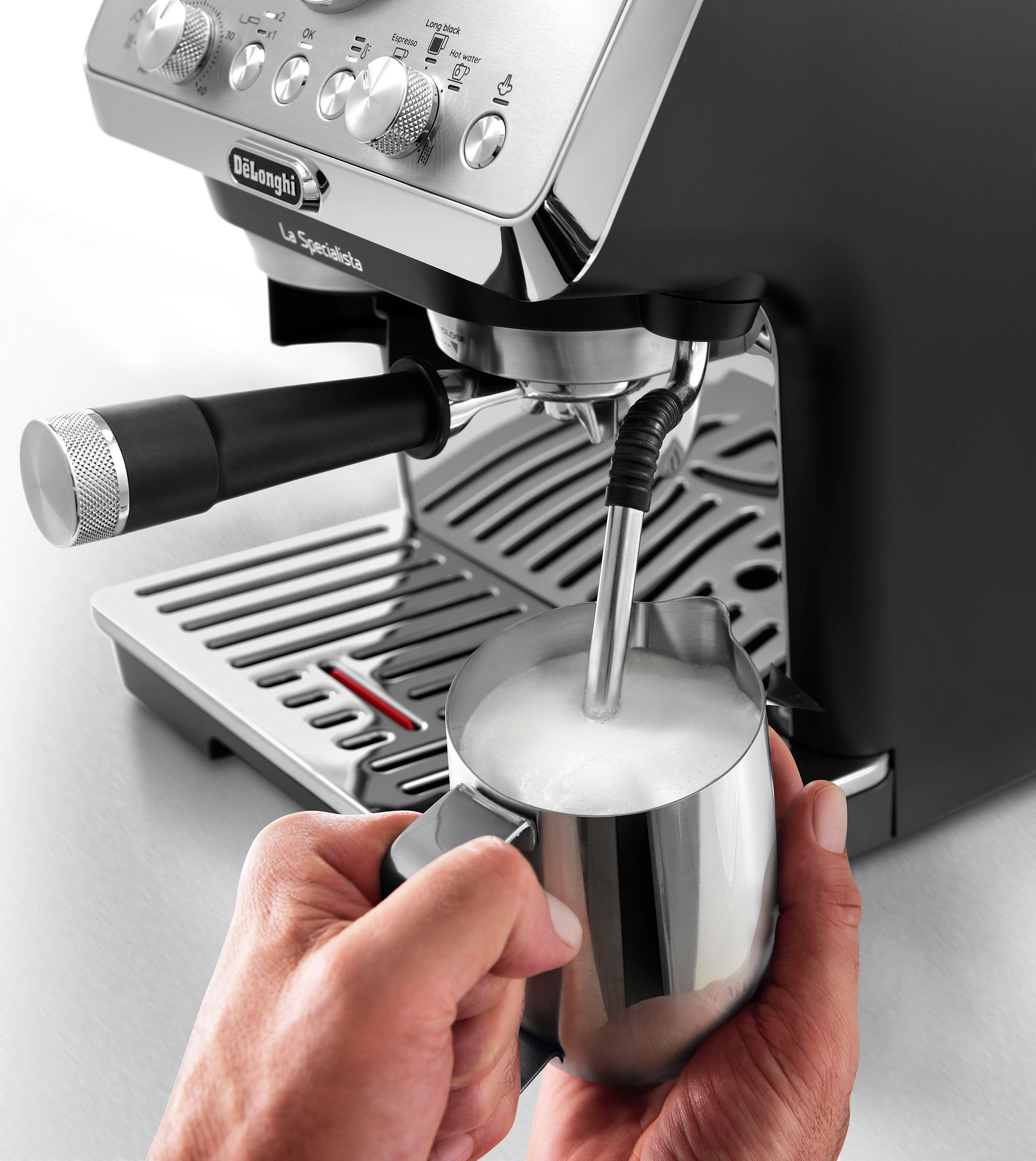 De'Longhi Siebträgermaschine La Specialista Espresso von inkl. 250g Wert UVP Selezione im 6,49 € EC9155.MB, Arte