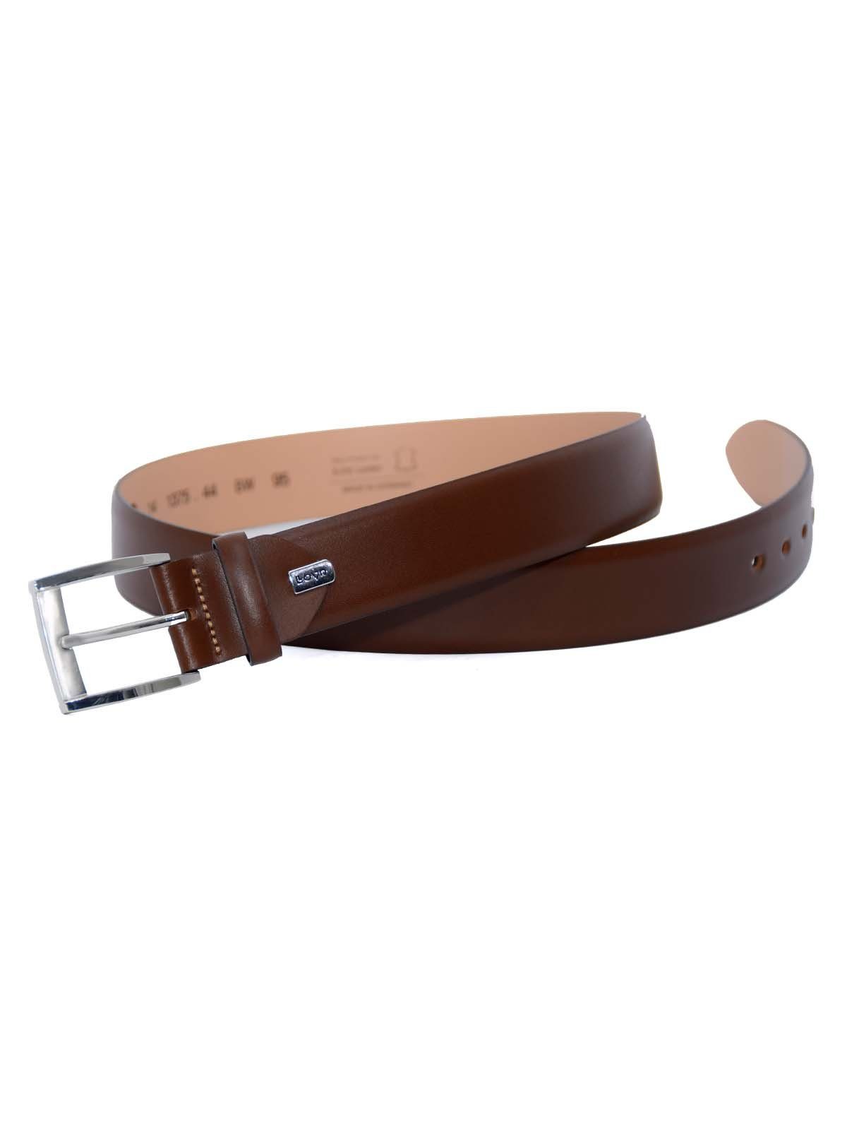 LLOYD Men’s Belts Ledergürtel LLOYD-Herren-Ledergürtel midbrown 35 mm