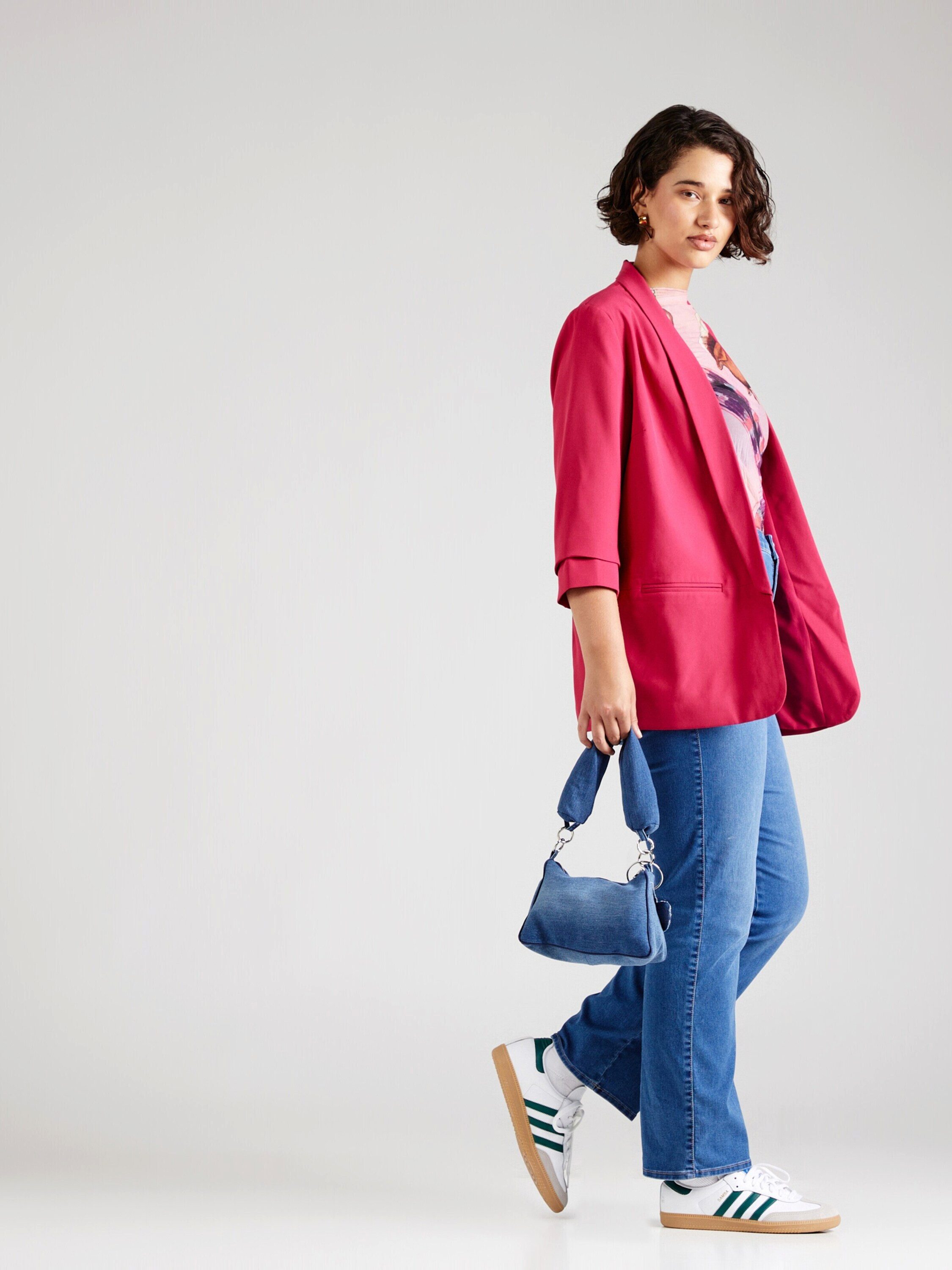 ONLY CARMAKOMA Kurzblazer (1-tlg) Drapiert/gerafft