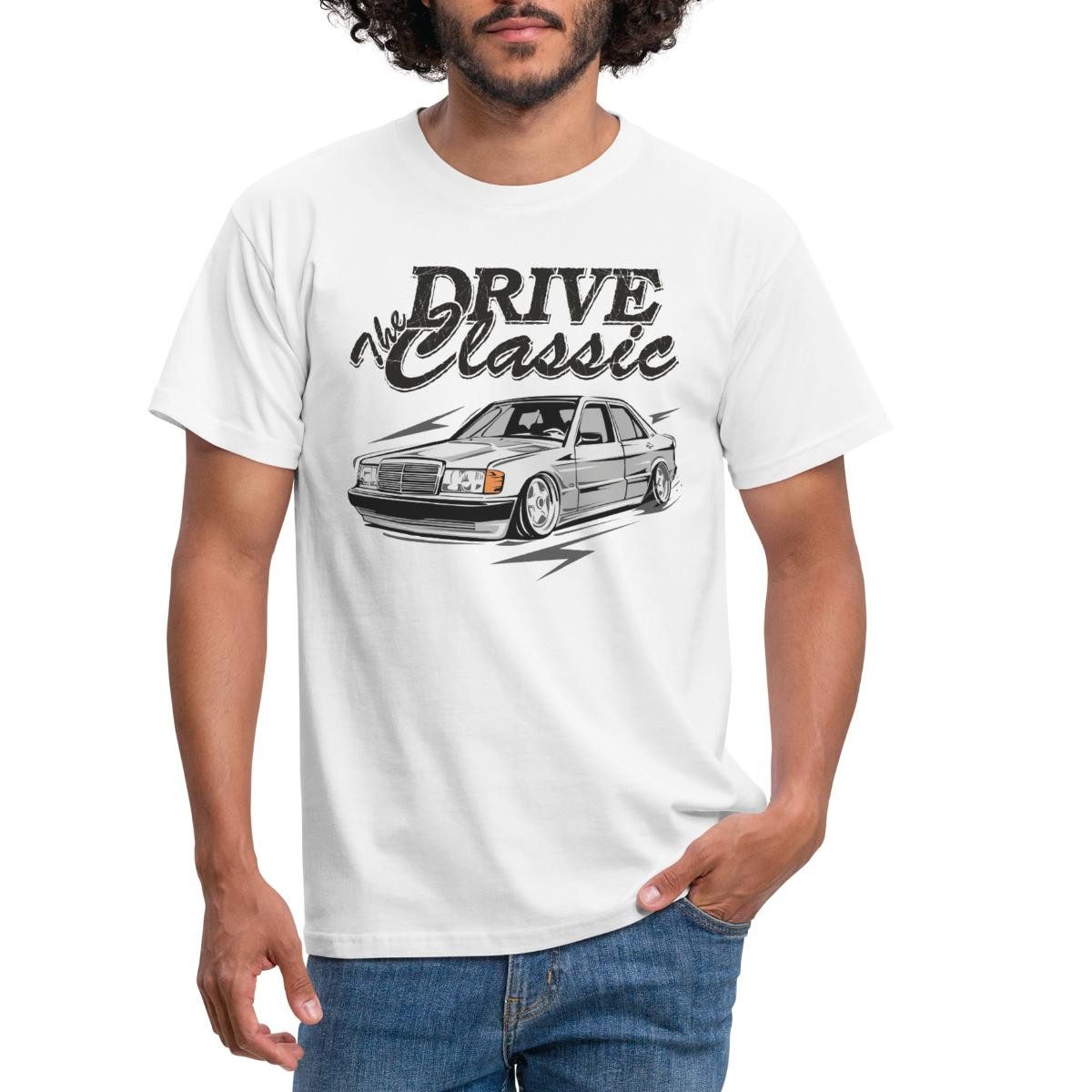 Spreadshirt T-Shirt Drive The Classic Geschenk Youngtimer Auto Fan Männer T günstig online kaufen