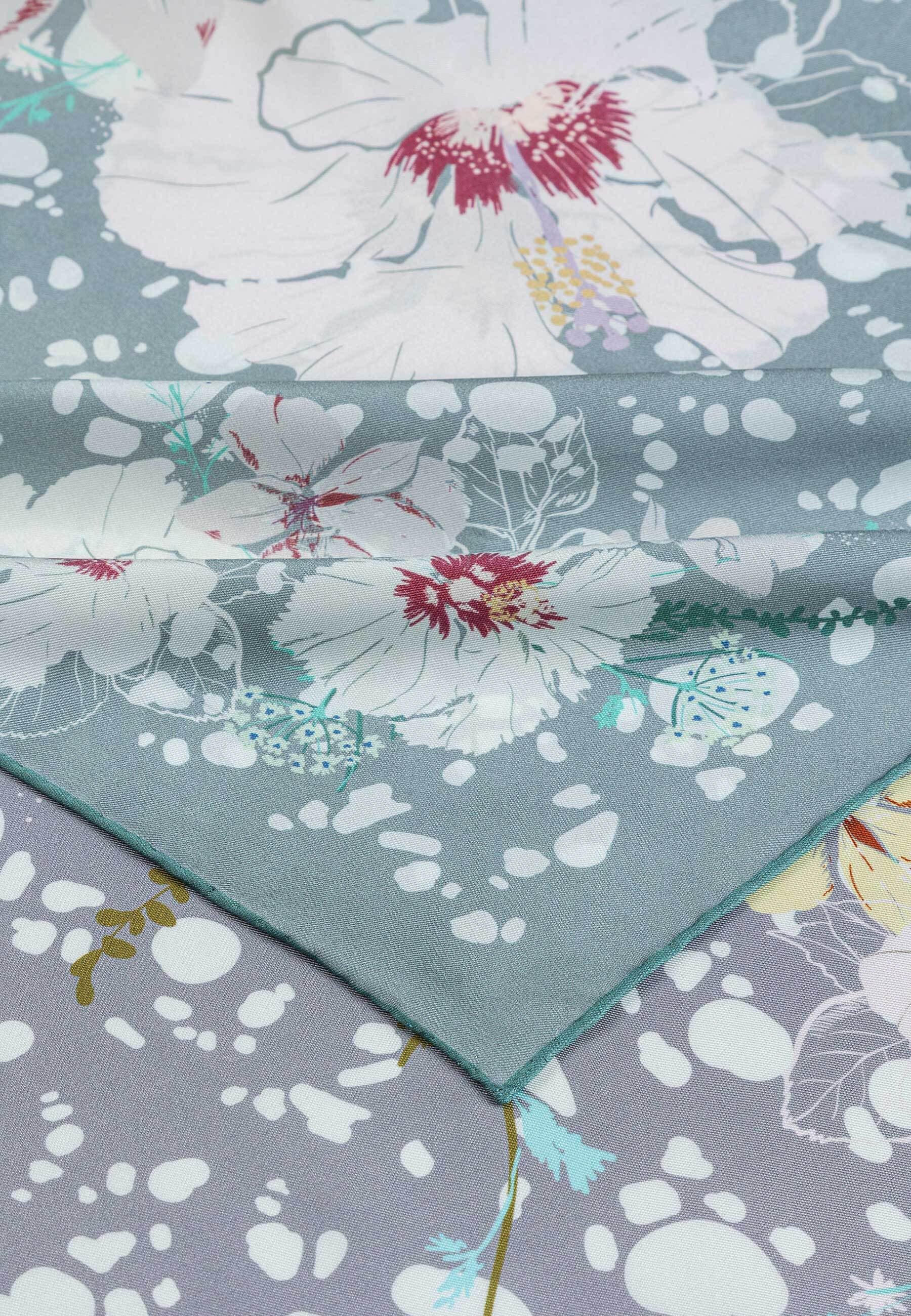 Roeckl Seidentuch SOFT FLOWERS, Elegantes Seidentuch