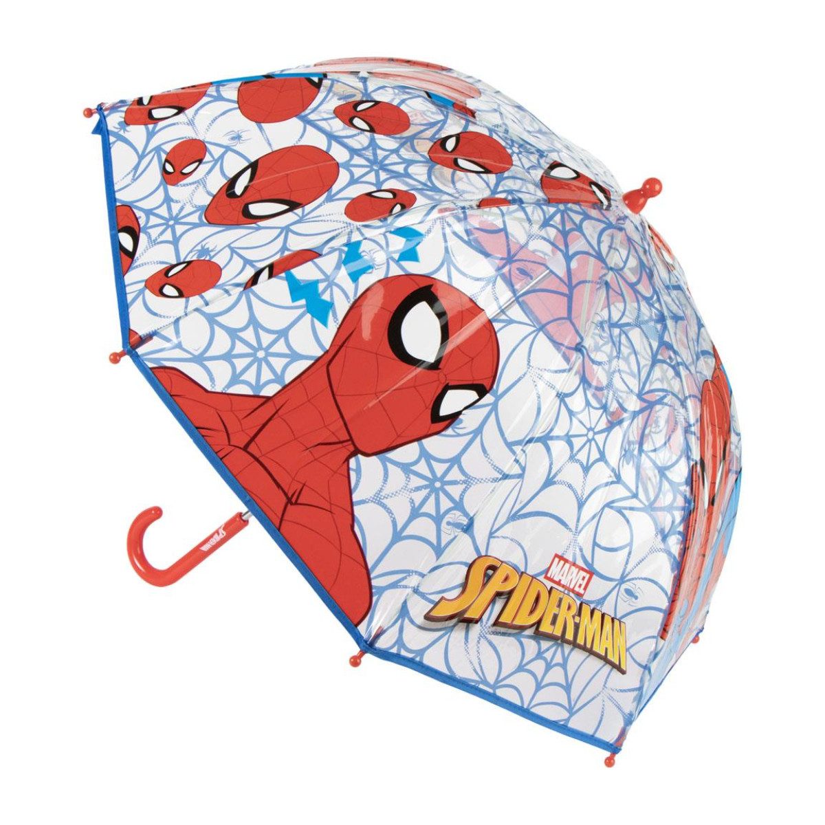 MARVEL Stockregenschirm Spider-Man Regenschirm Ø 45 cm für Regentage