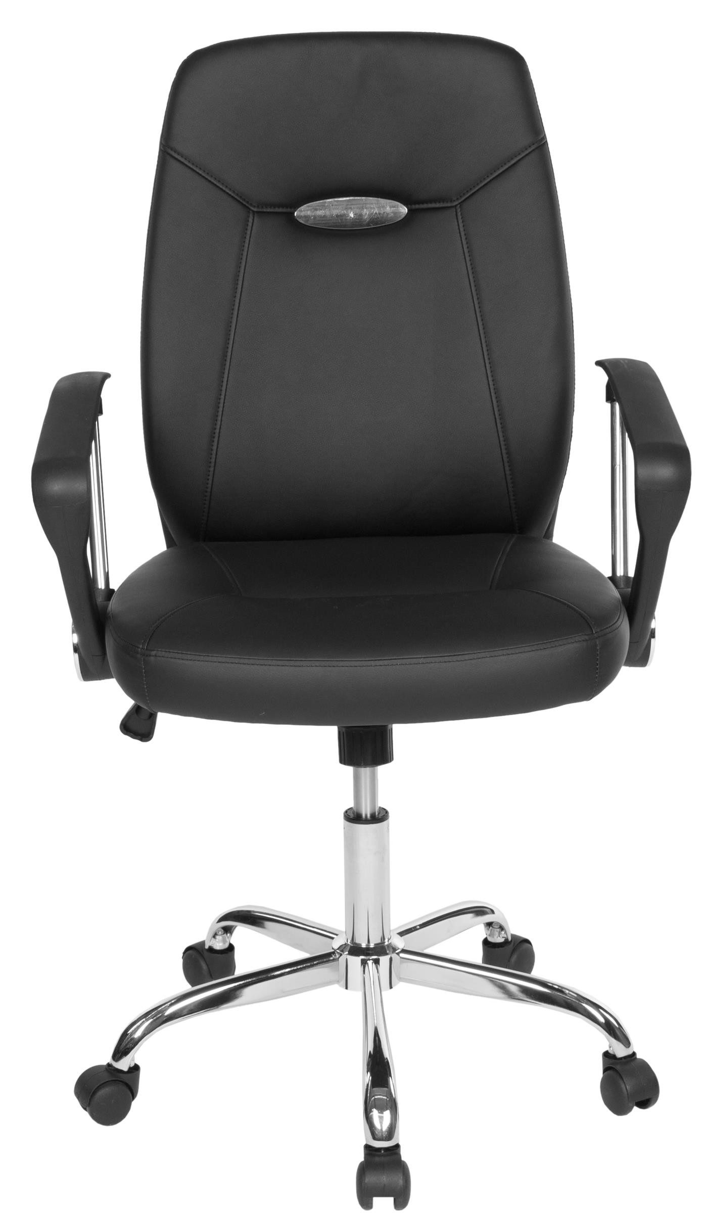 Duo Collection Bürostuhl Leevi, ergonomisch, Wippmechanik, in schwarz - 54x100x54cm (BxHxT)
