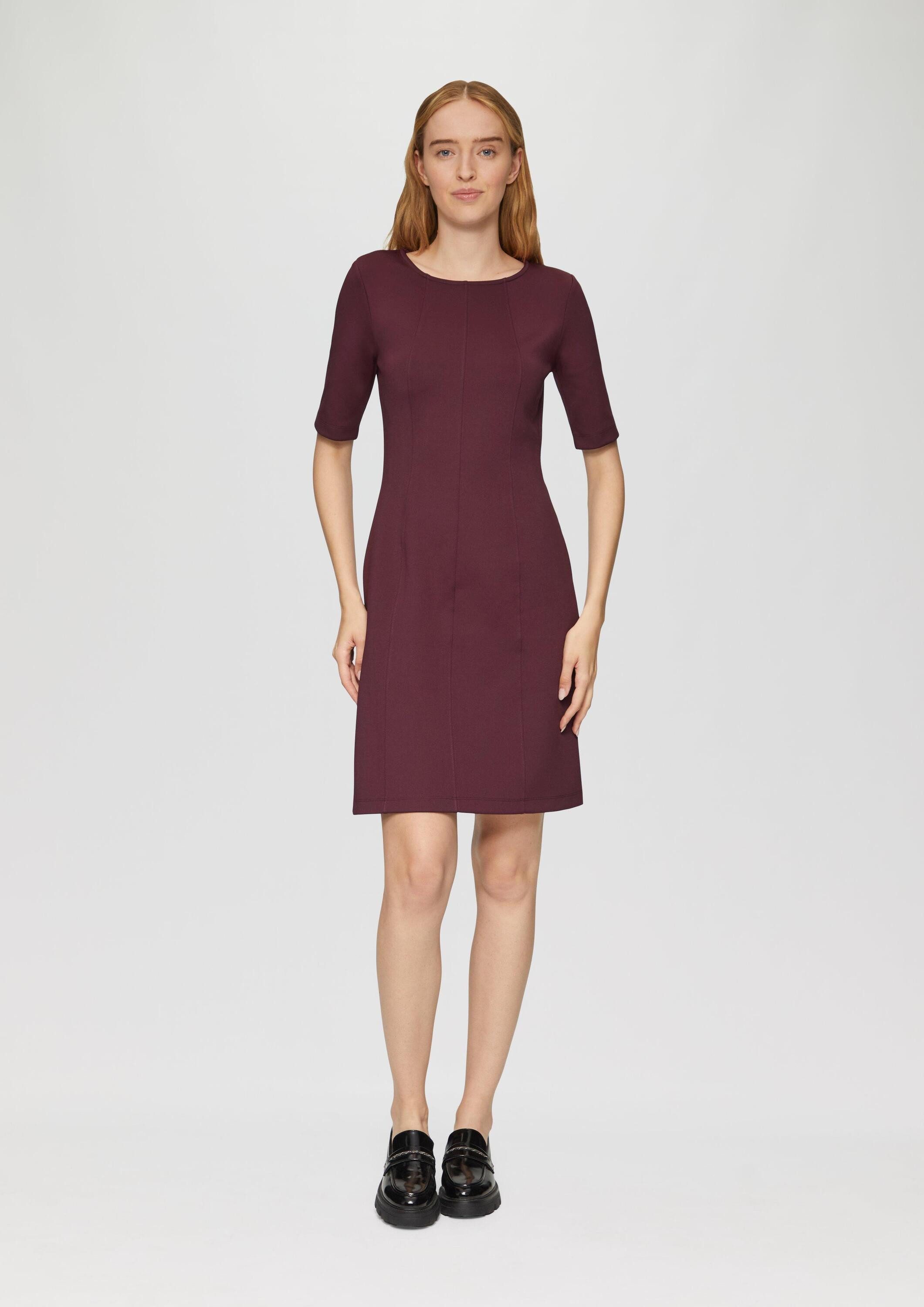 s.Oliver Minikleid Kleid Kurzes Etuikleid mit Teilungsnähten günstig online kaufen