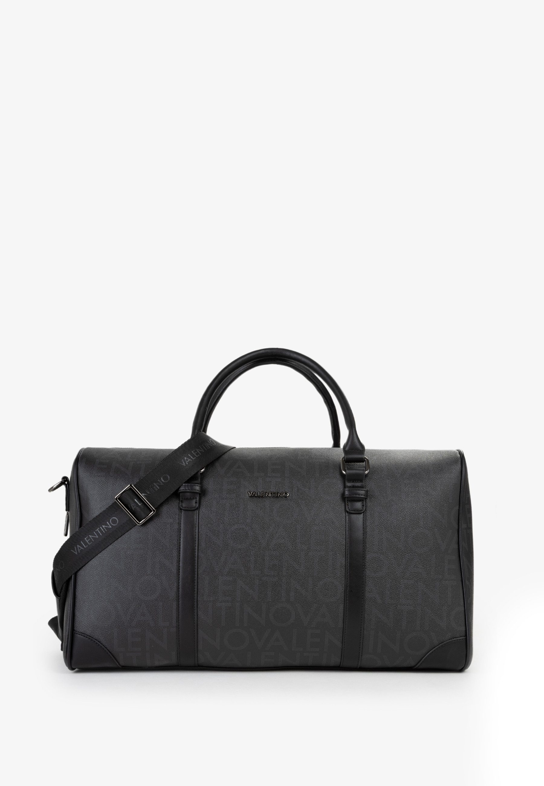 VALENTINO BAGS Henkeltasche KING RE, Herren Reisetasche, Dufferbag mit Allover-Logoprägung