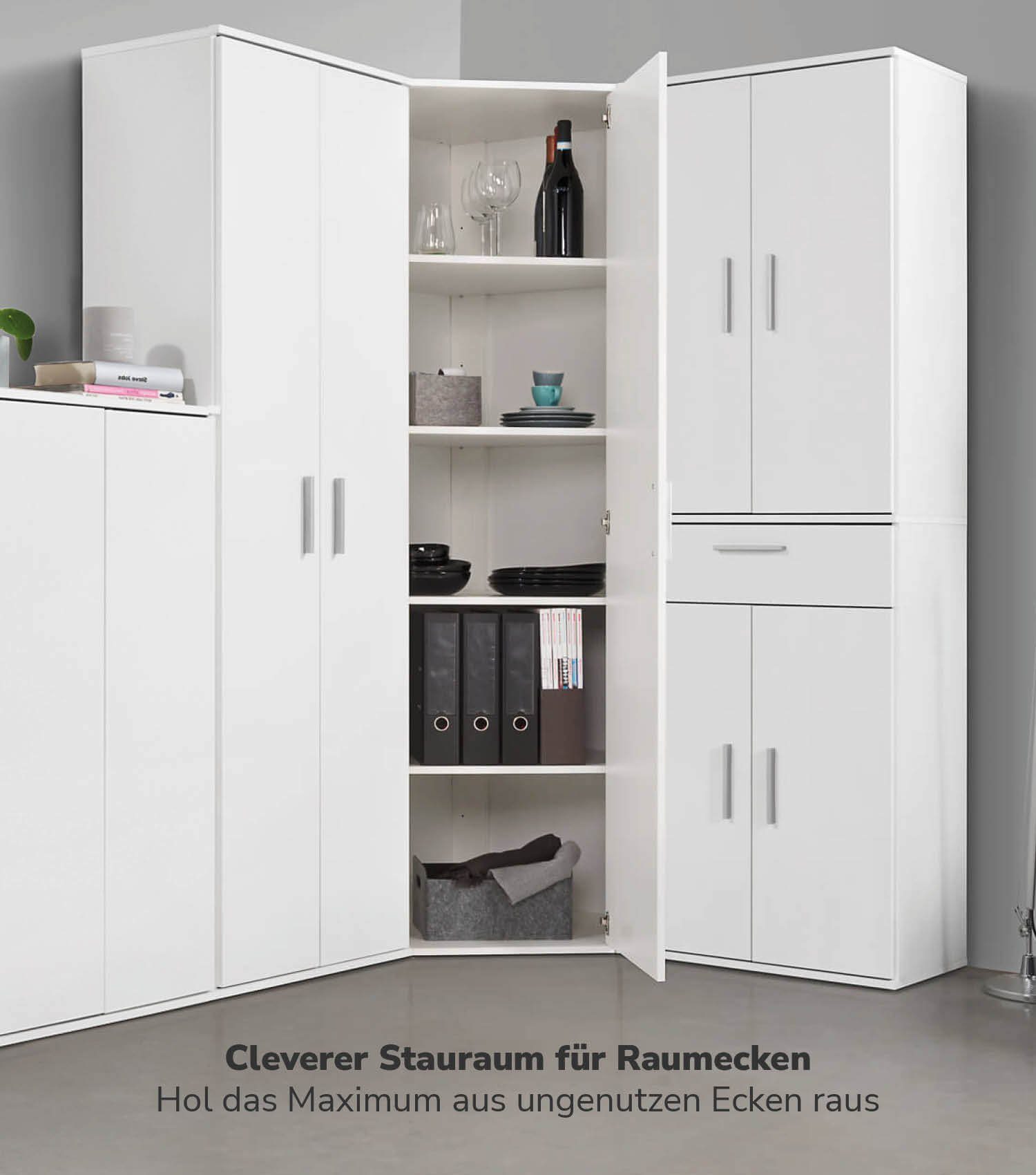 mokebo Mehrzweckschrank Der Lange Eckschrank (64x180 günstig online kaufen