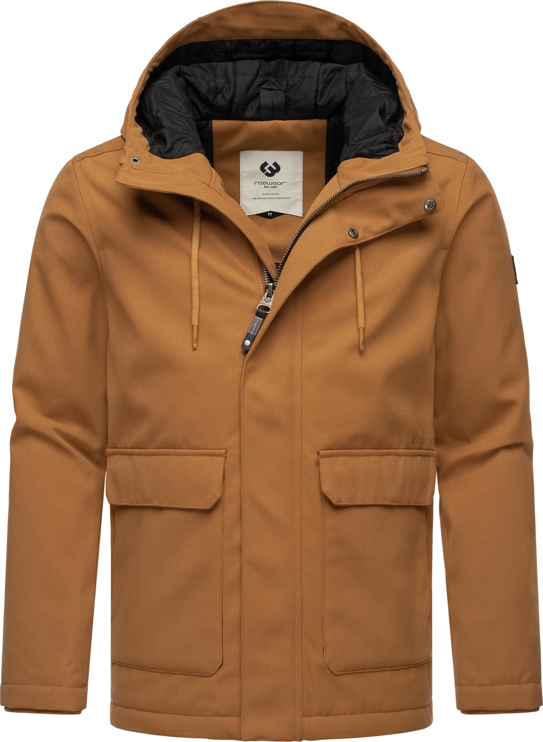 Ragwear Winterjacke Mr Them stylische Herren Outdoorjacke mit großer Kapuze