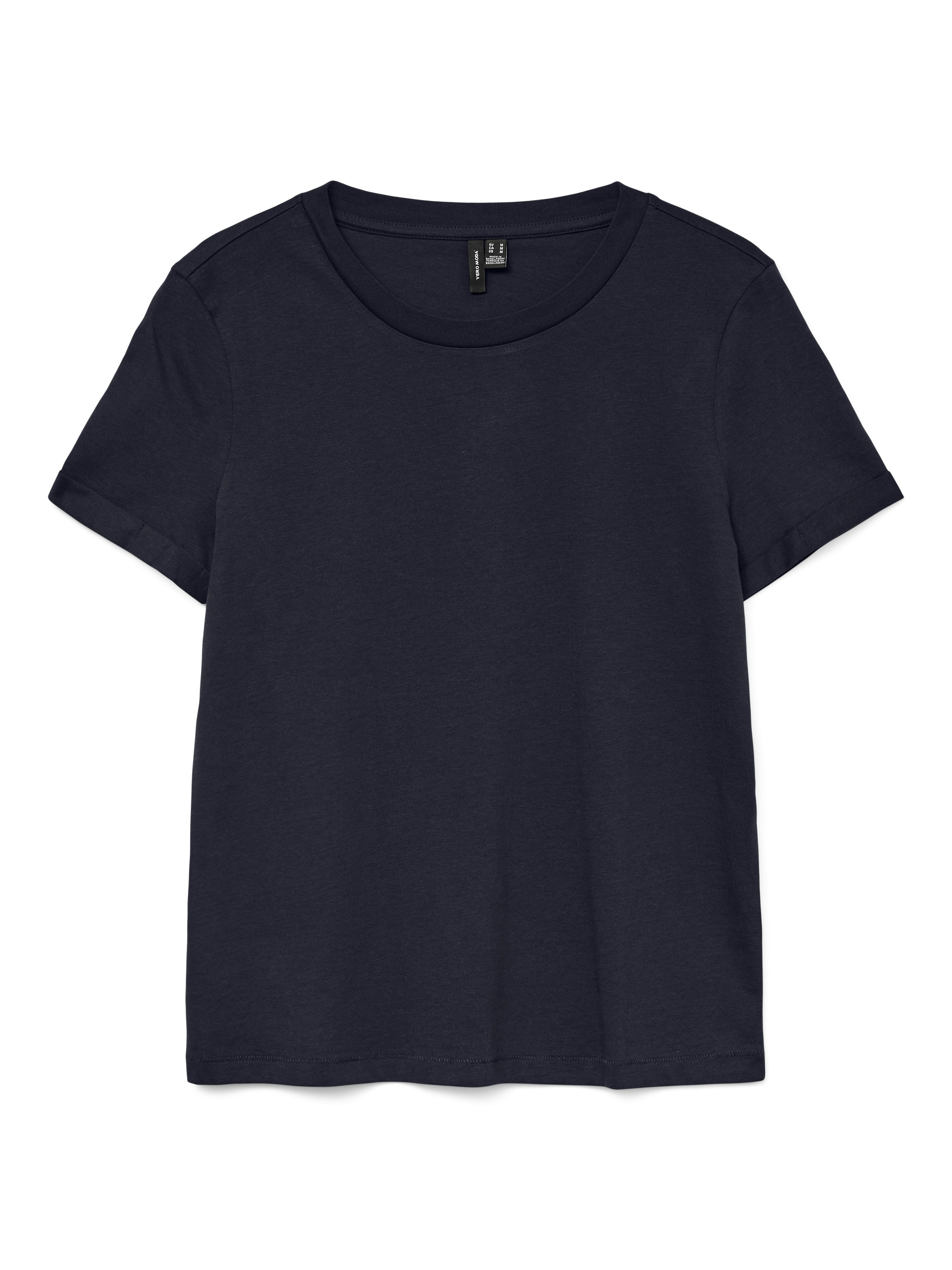 Vero Moda Kurzarmshirt VMPAULA S/S T-SHIRT NOOS Baumwolle, regular fit günstig online kaufen