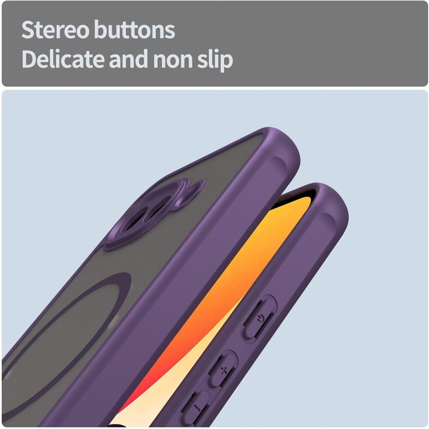 CoolGadget Handyhülle Magnet-Hülle für Pixel 10a Schutzhülle magnetisch 6,3 Zoll, Hülle Matt Stoßfest kompatibel mit QI-Laden Zubehör Kameraschutz Case – Bild 5 von 5